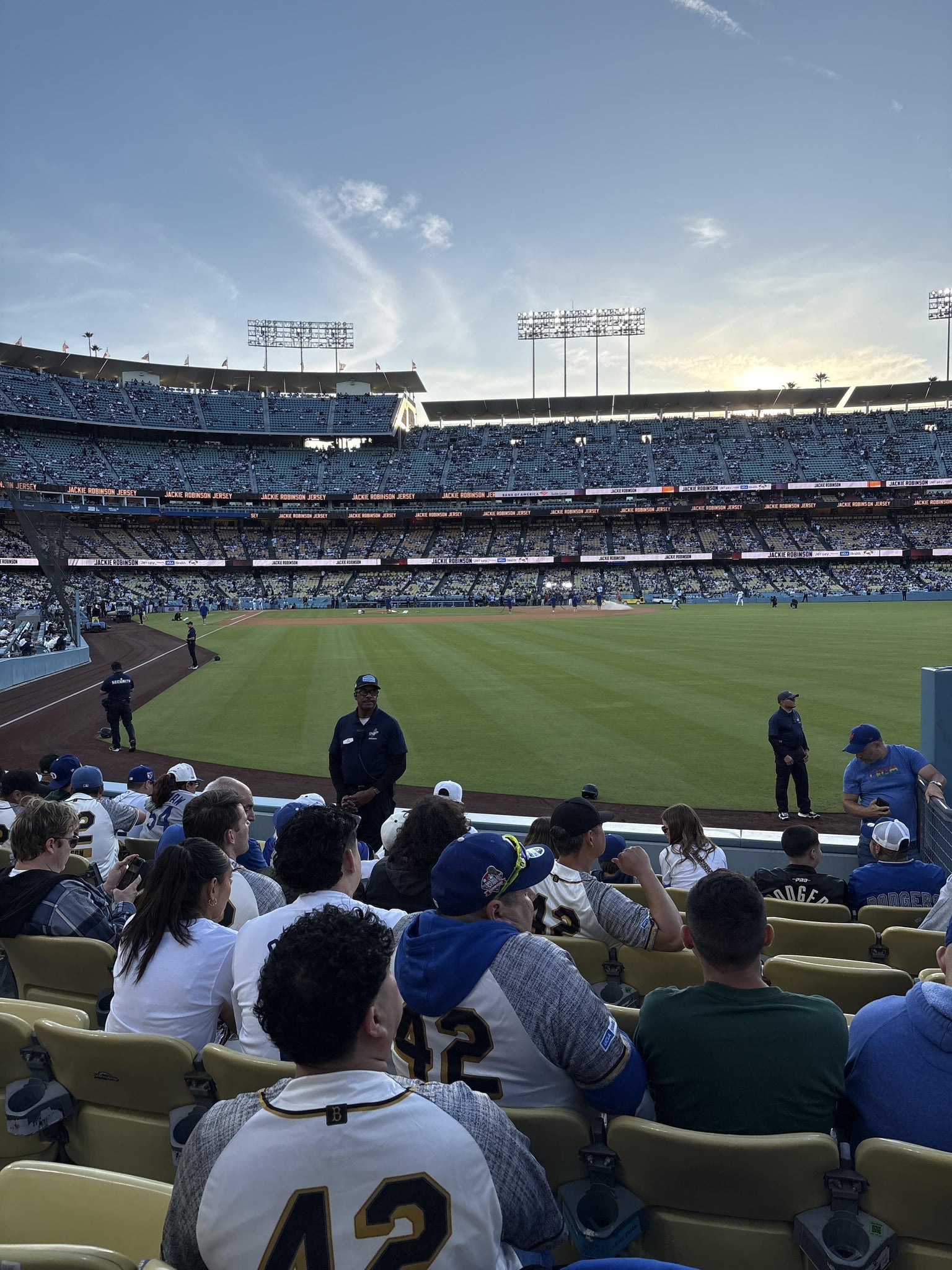 Real Fan View taken from Section 52 FD at UNIQLO Field at Dodger Stadium by Kristen G