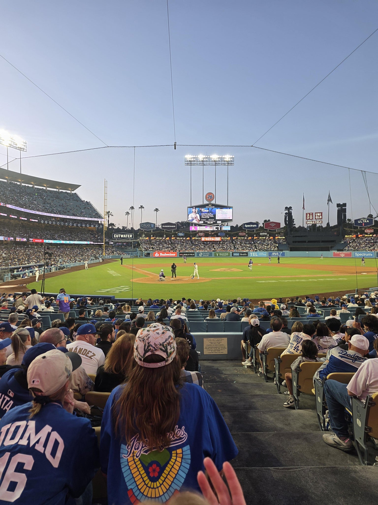 Real Fan View taken from Section 6 FD at UNIQLO Field at Dodger Stadium by Ricardo R