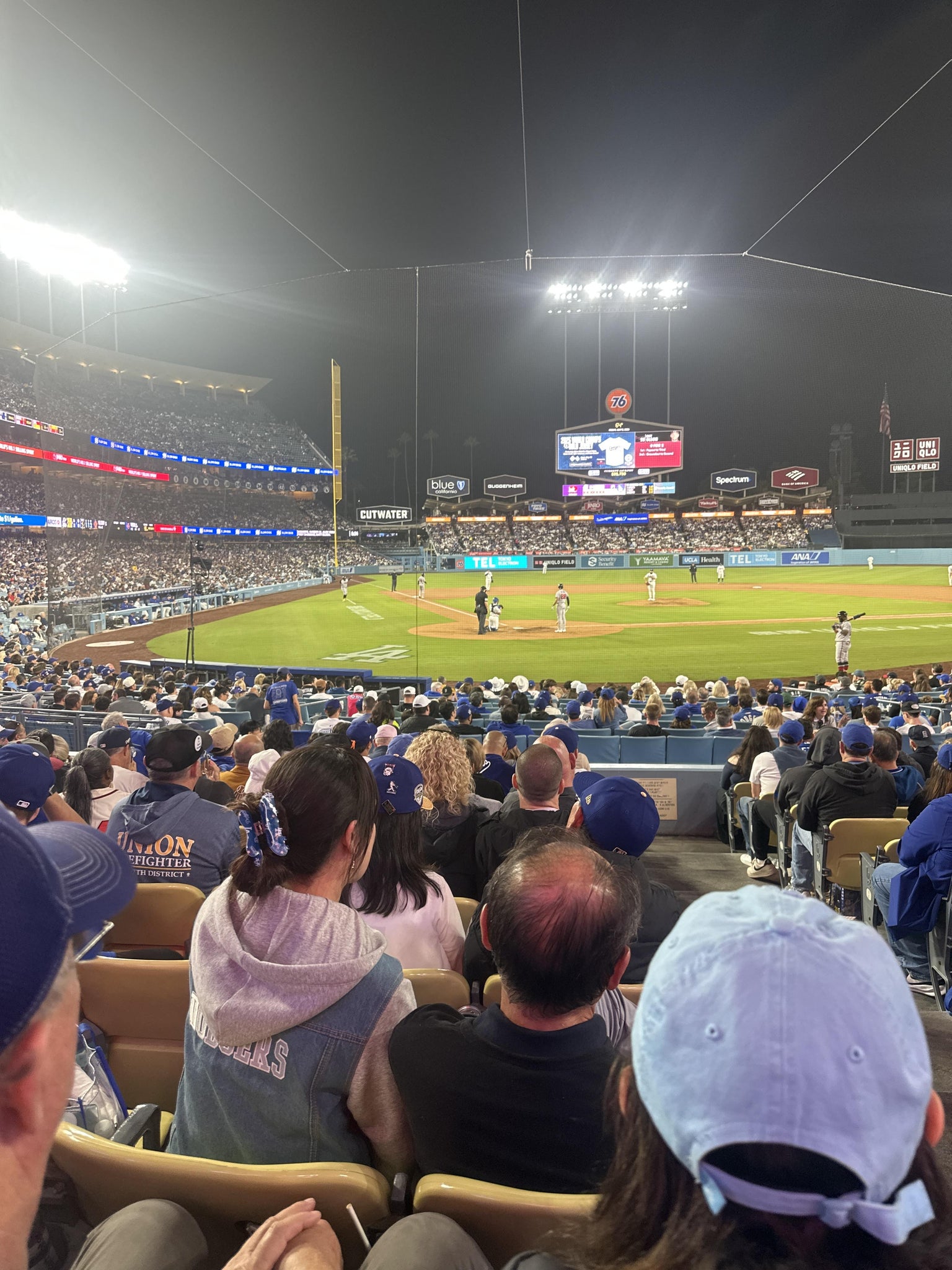 Real Fan View taken from Section 6 FD at UNIQLO Field at Dodger Stadium by Ricardo R