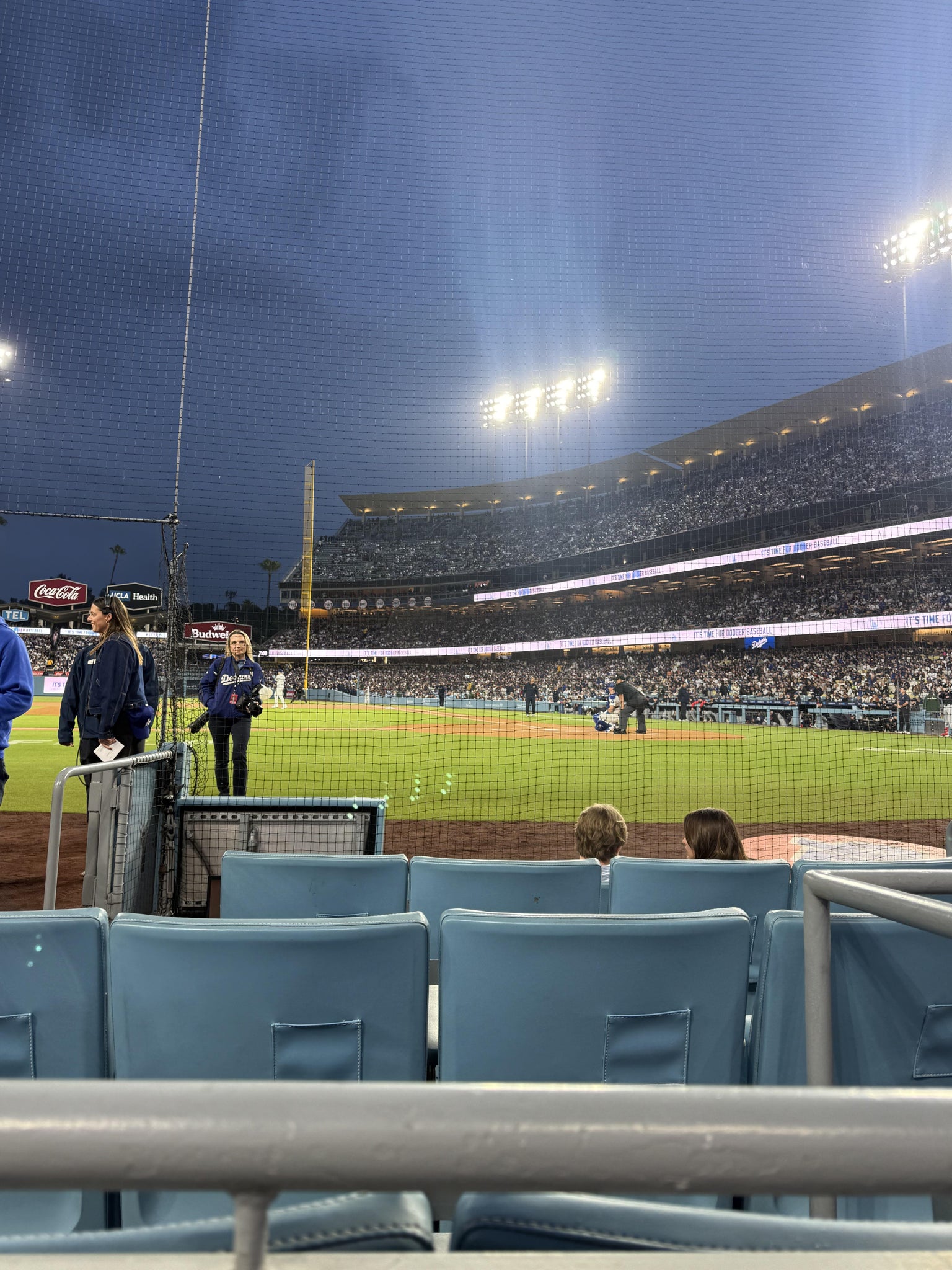 Real Fan View taken from Section 7 DG at UNIQLO Field at Dodger Stadium by David B