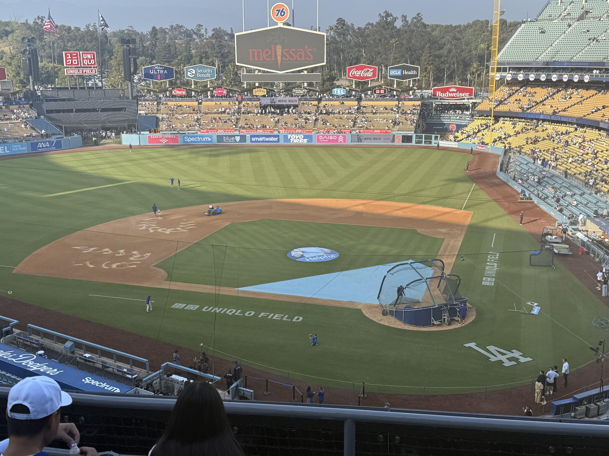 Real Fan View taken from Section 7 RS at UNIQLO Field at Dodger Stadium by Marisa N