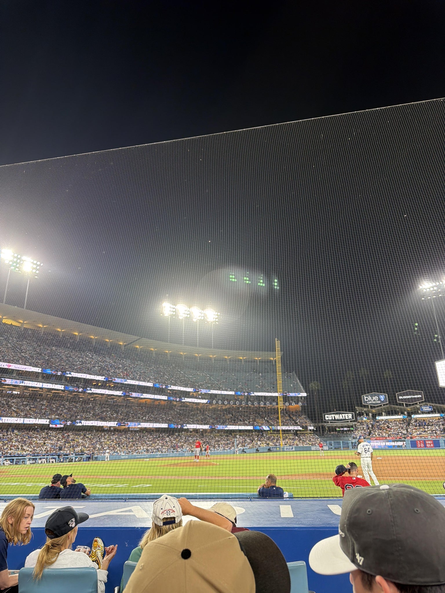 Real Fan View taken from Section 8 DG at UNIQLO Field at Dodger Stadium by Richard D