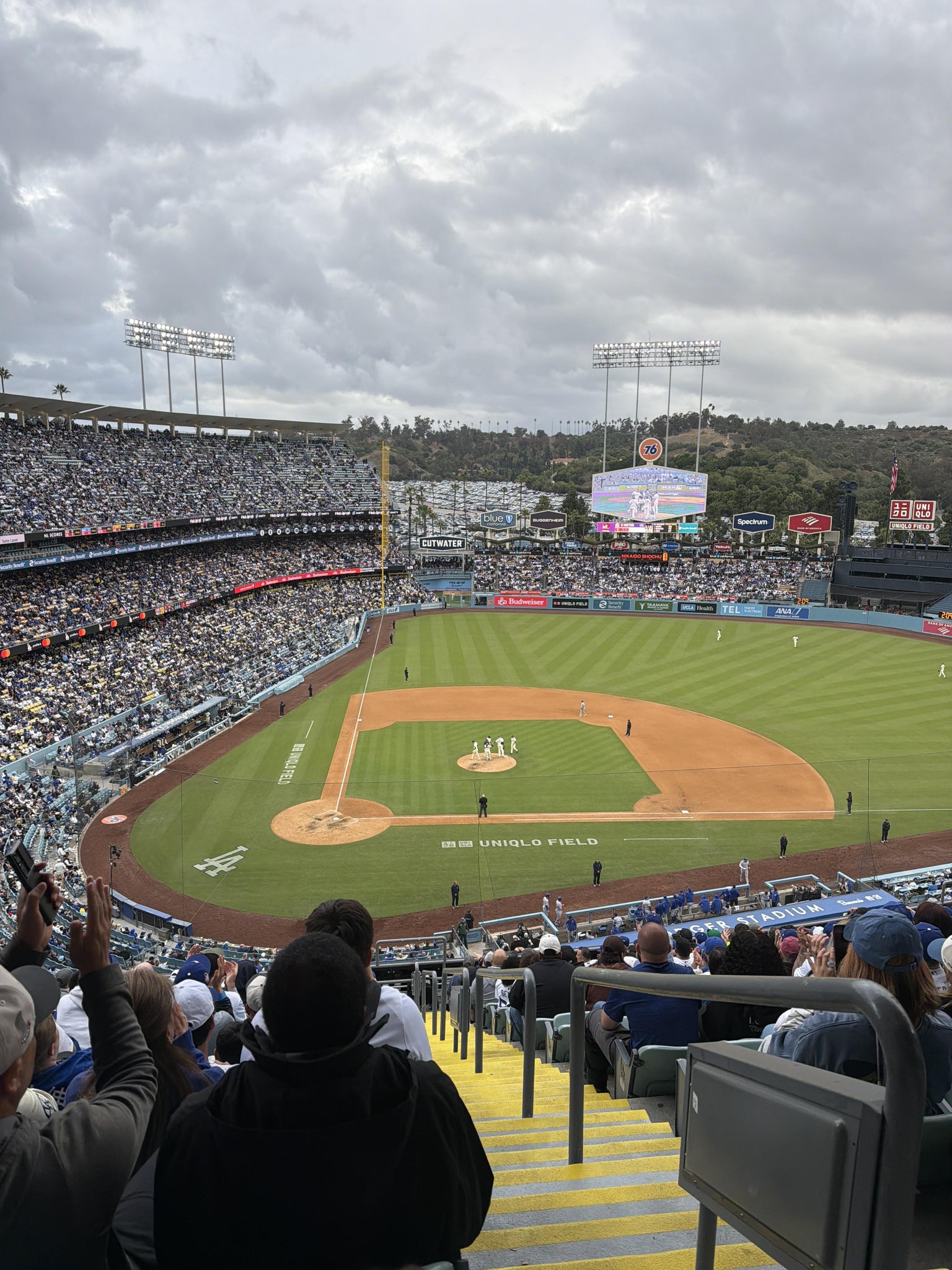 Real Fan View taken from Section 8 RS at UNIQLO Field at Dodger Stadium by Jimmy H