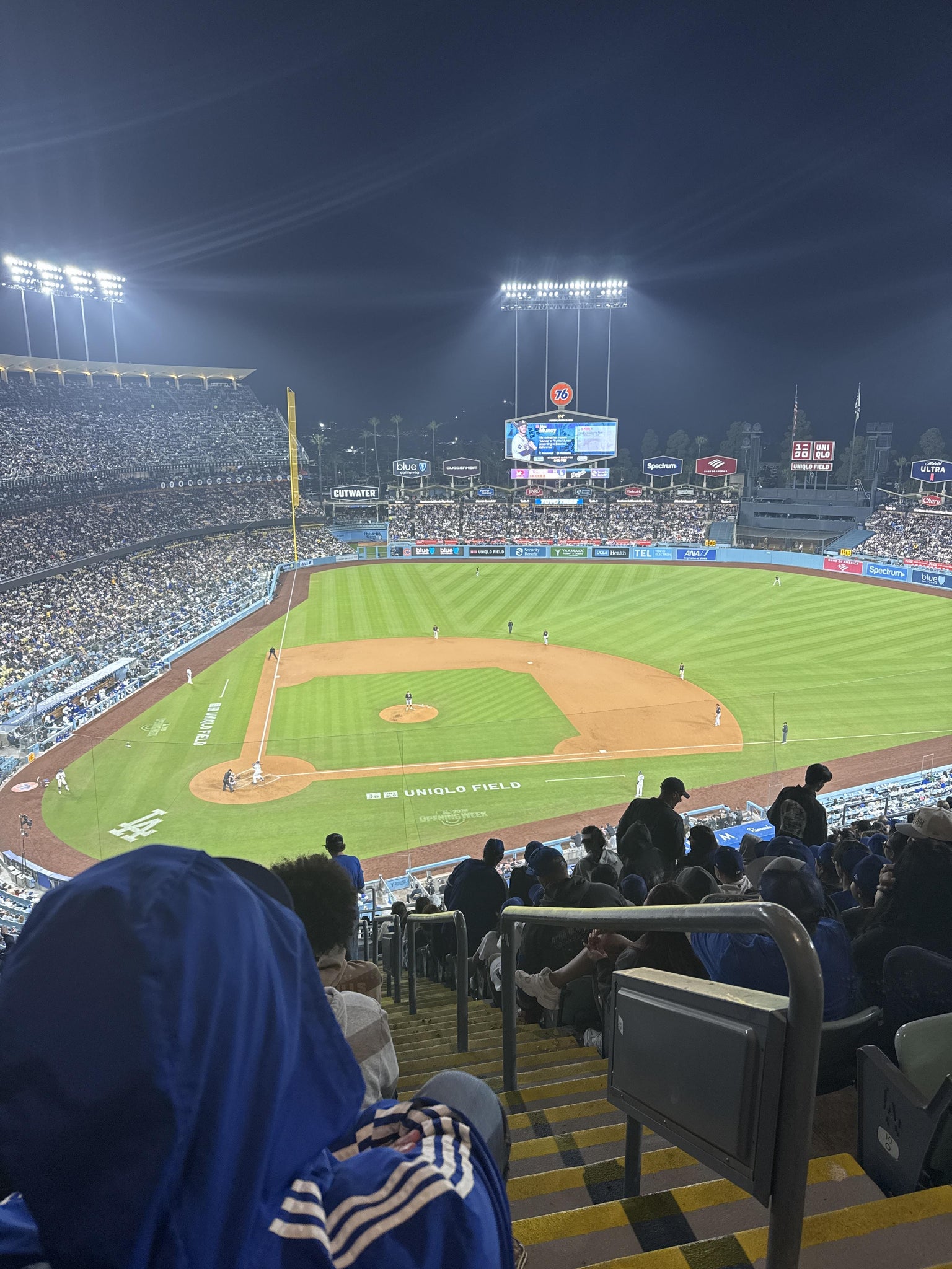Real Fan View taken from Section 8 RS at UNIQLO Field at Dodger Stadium by Jimmy H