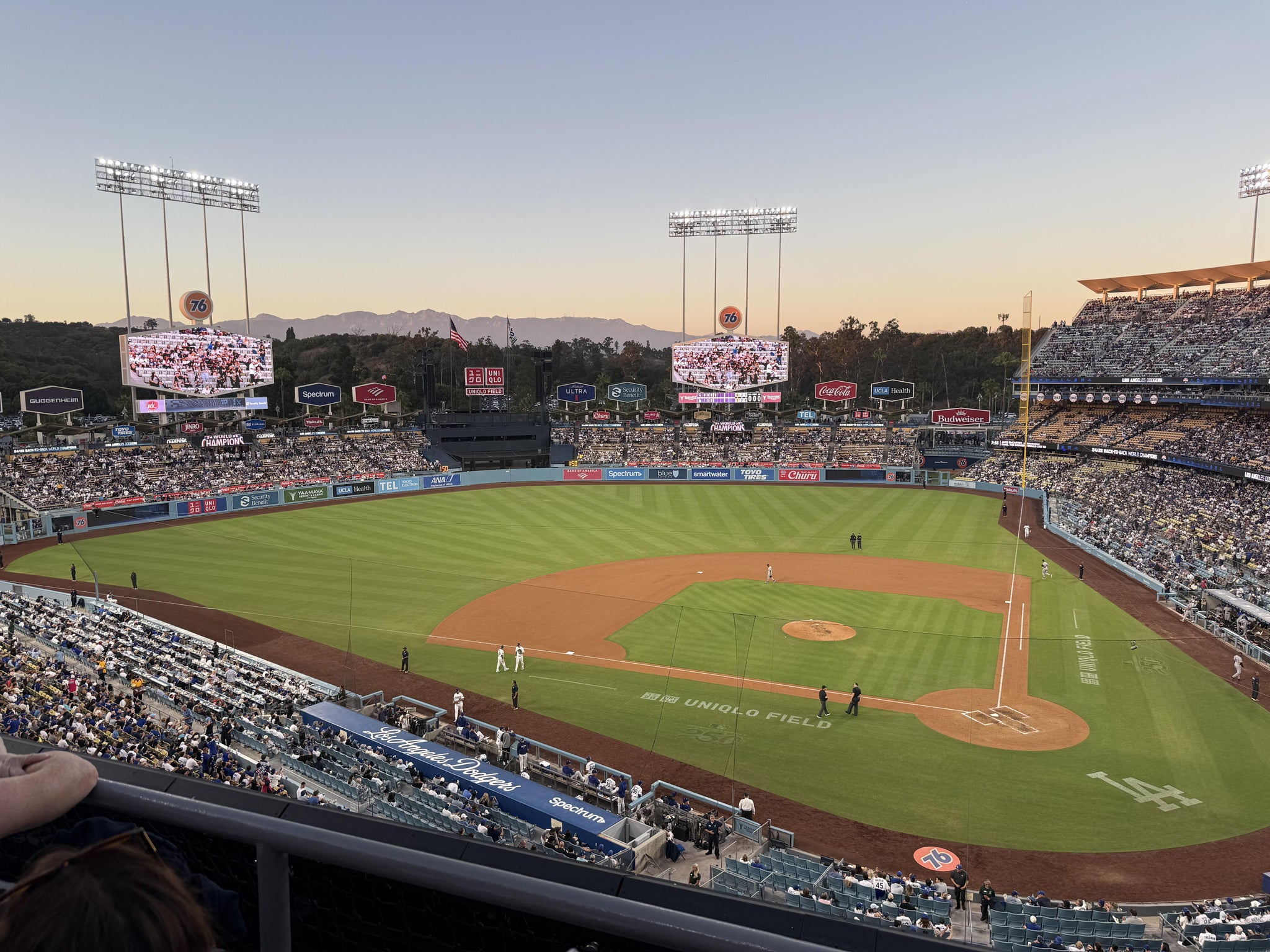 Real Fan View taken from Section 9 RS at UNIQLO Field at Dodger Stadium by Pat F