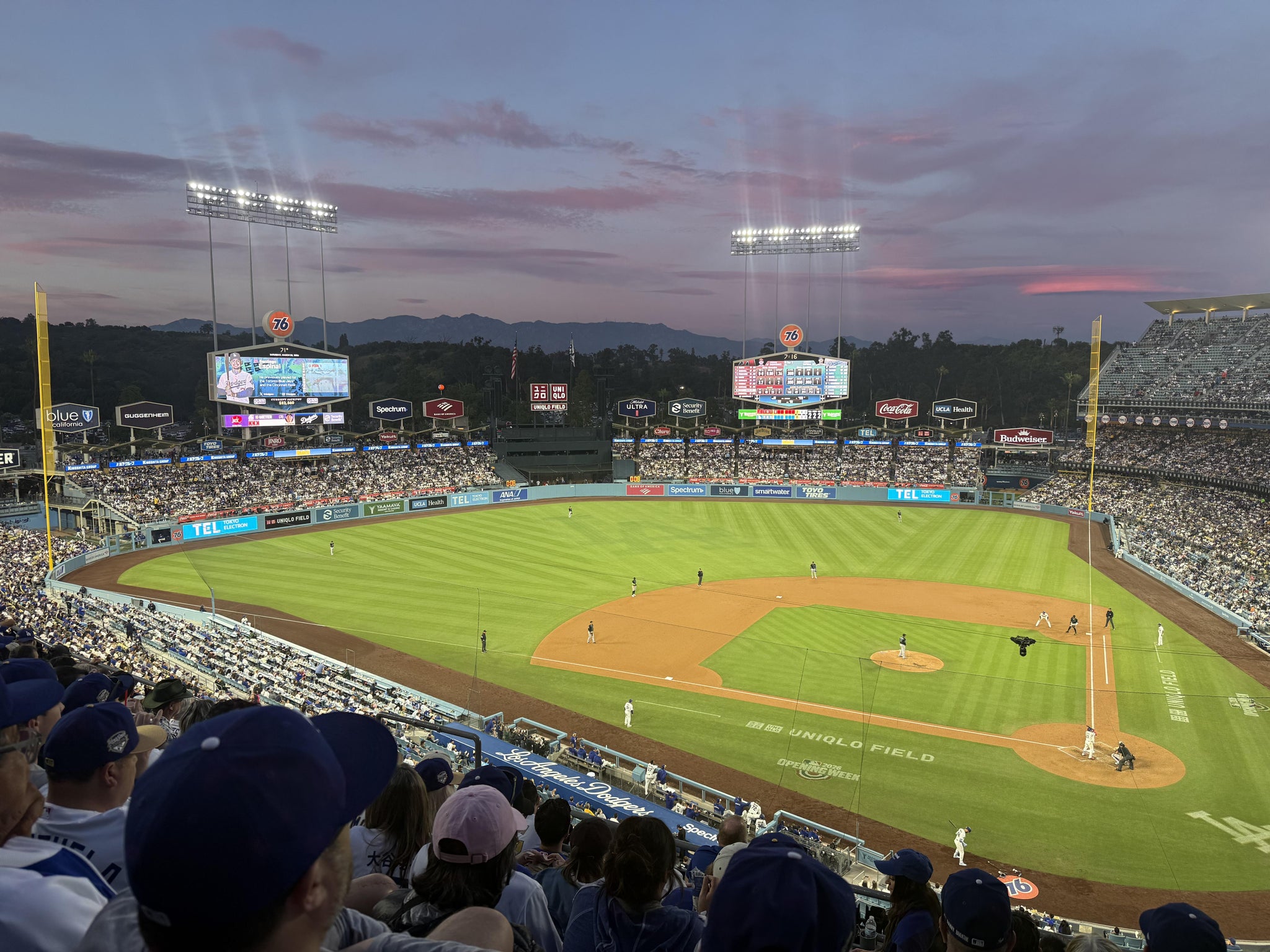 Real Fan View taken from Section 9 RS at UNIQLO Field at Dodger Stadium by Mason I