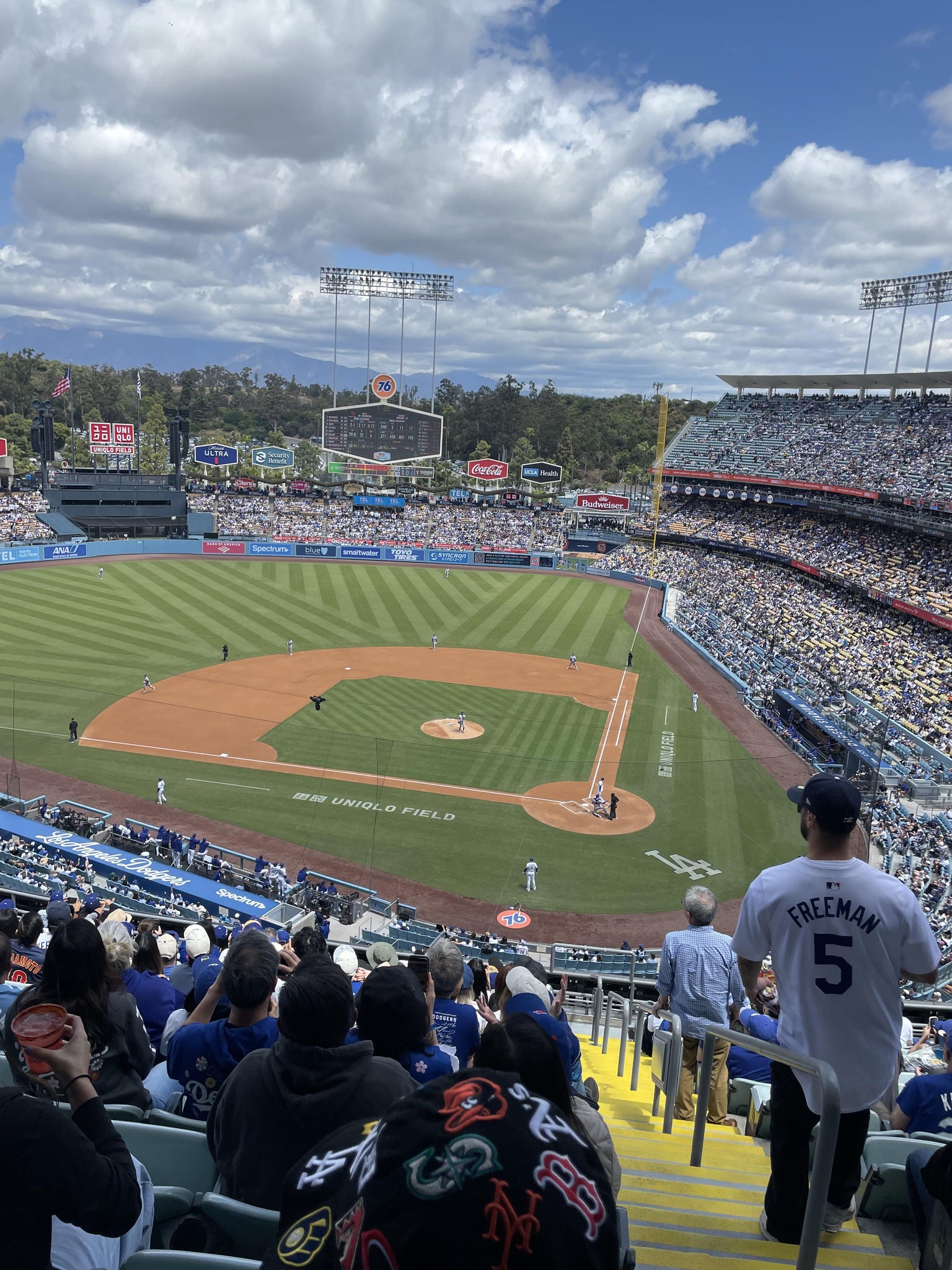 Real Fan View taken from Section 9 RS at UNIQLO Field at Dodger Stadium by Scott G