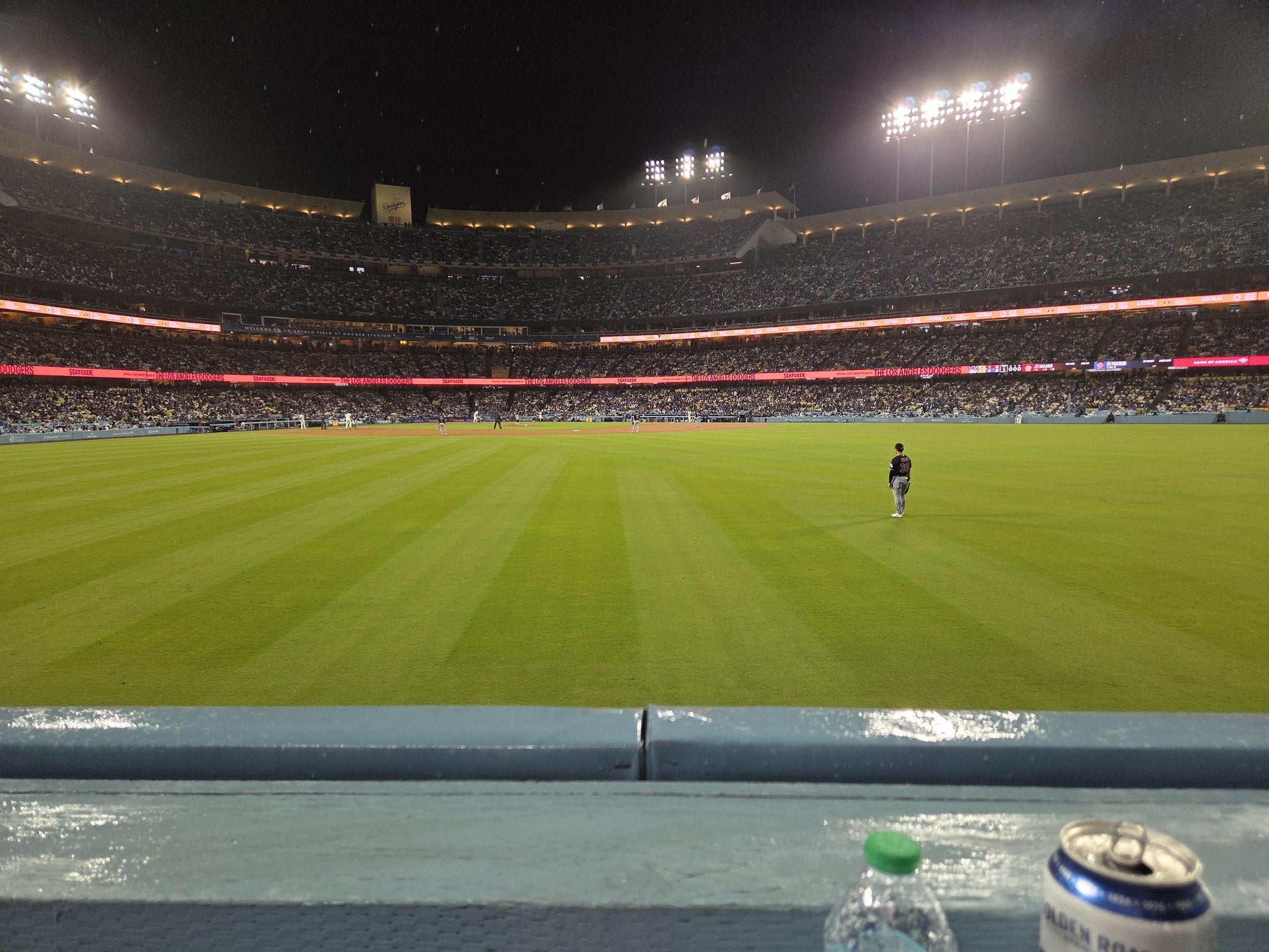 Real Fan View taken from Right Home RUN Seats D at UNIQLO Field at Dodger Stadium by Alejandra L