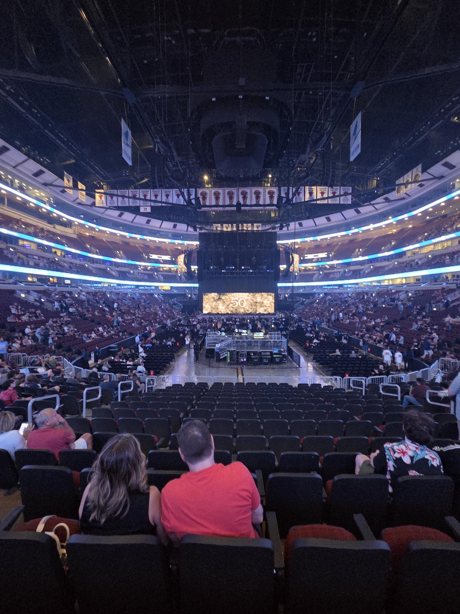 Real Fan View taken from Section 106 at United Center by Tom T