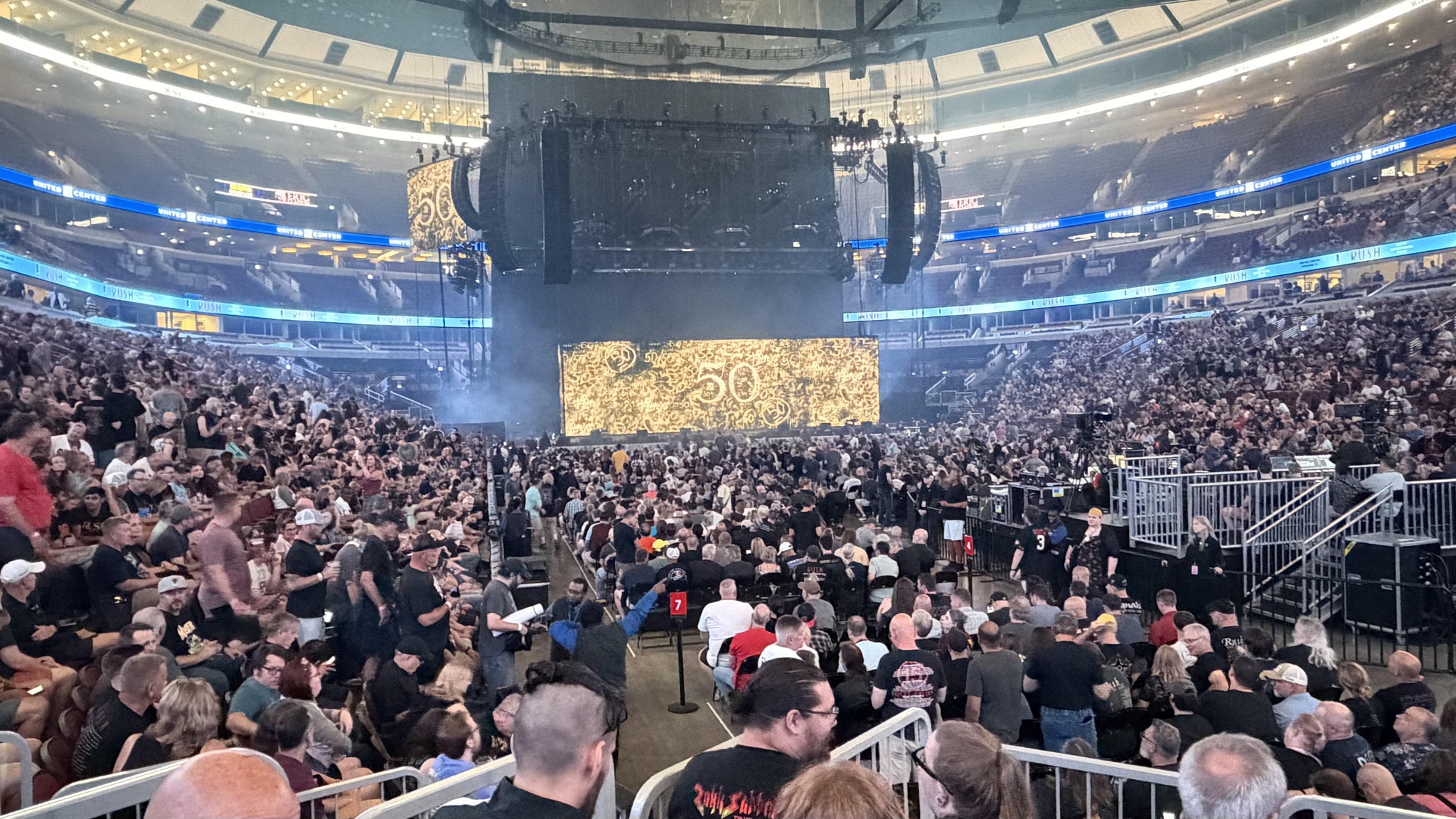 Real Fan View taken from Section 108 at United Center by Lisa H