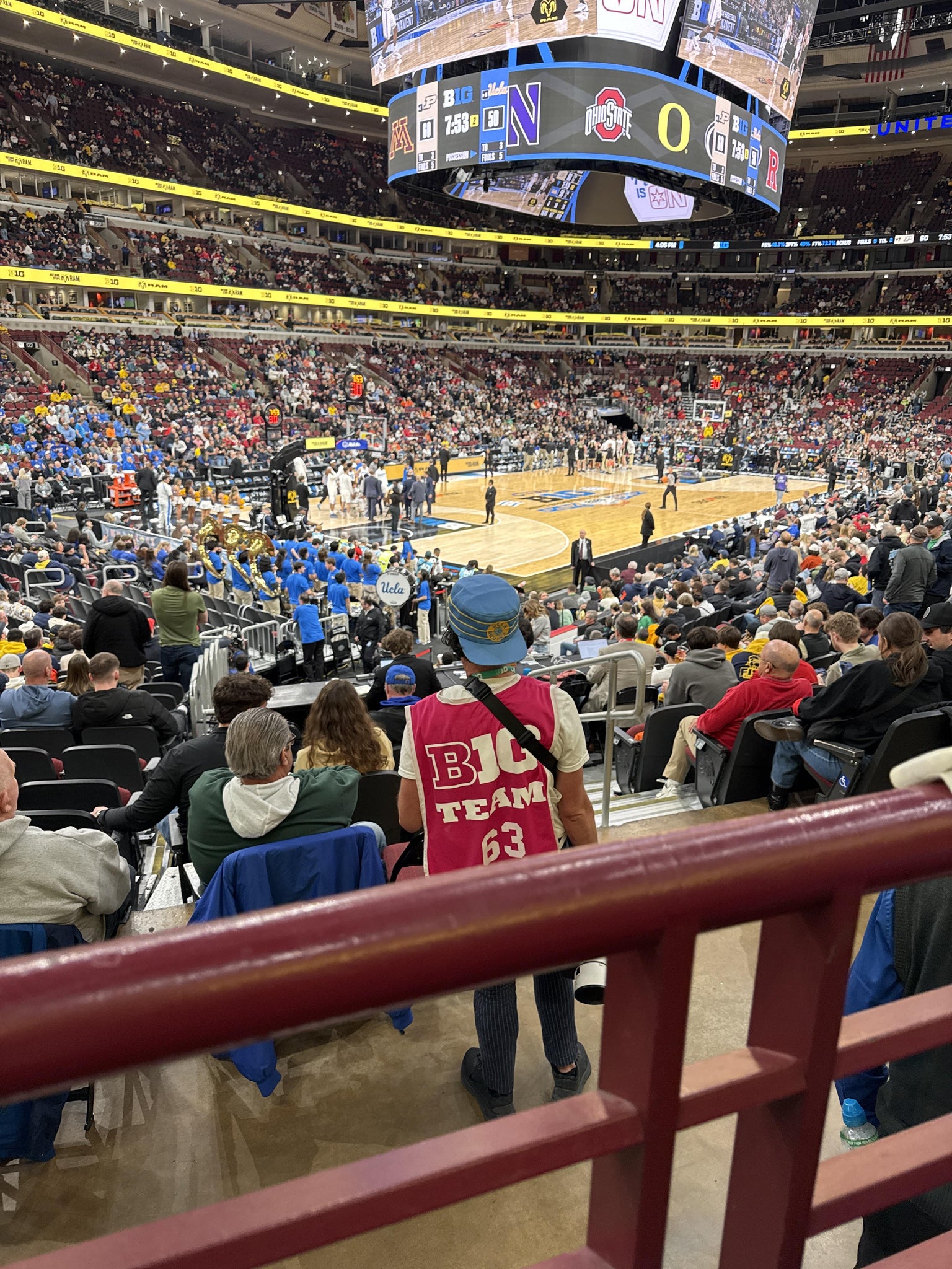 Real Fan View taken from Section 115 at United Center by Max L