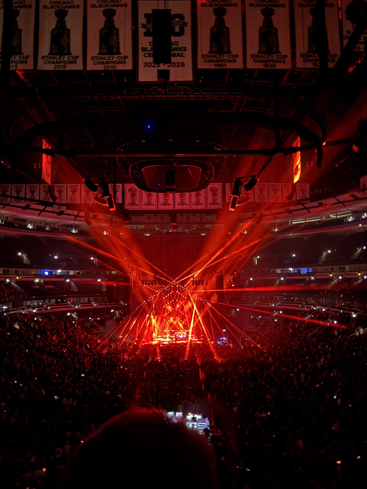 Real Fan View taken from Section 209 at United Center by Moon F