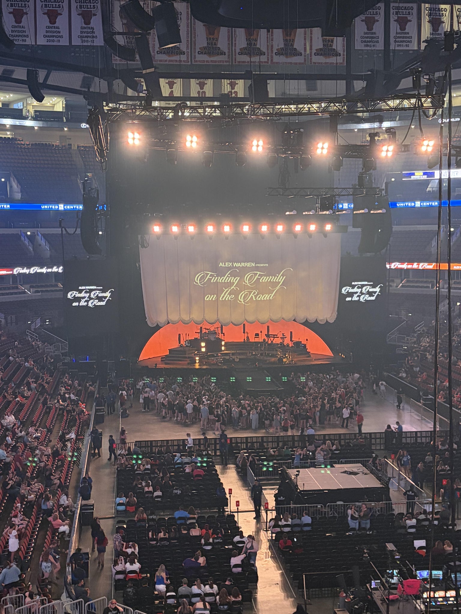 Real Fan View taken from Section 210 at United Center by Jennifer  B