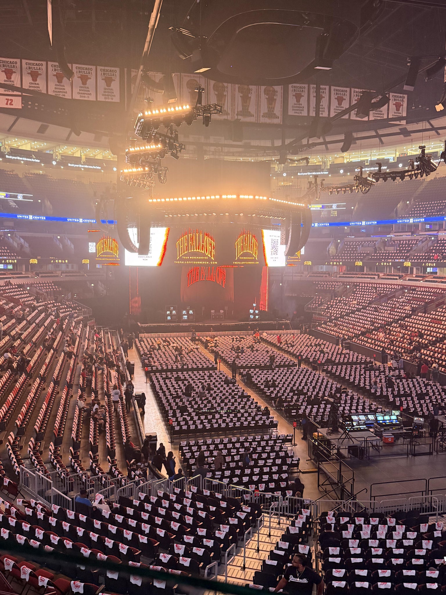 Vue réelle des fans prise de la Section 211 au site United Center par Summer G