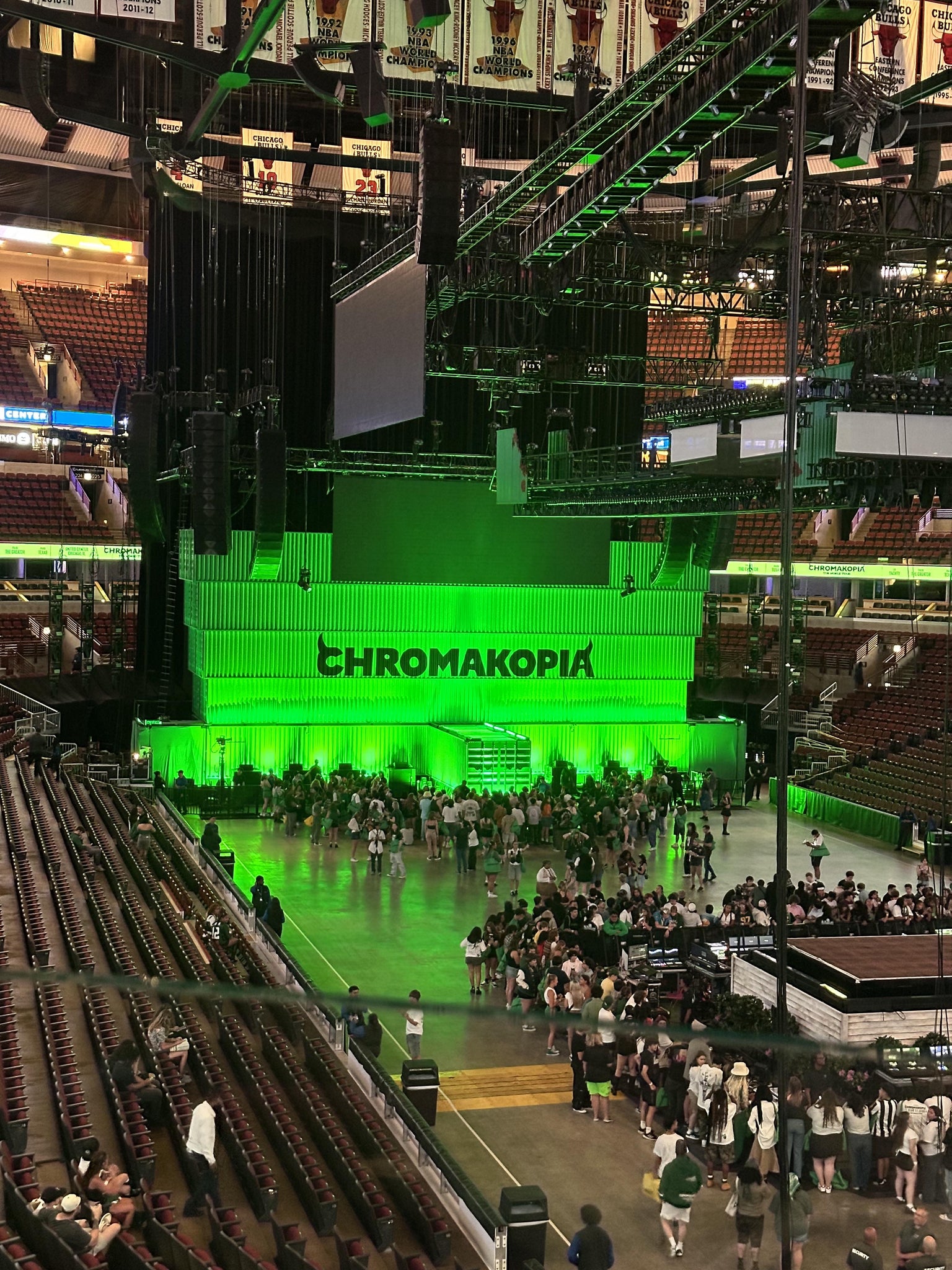 Real Fan View taken from Section 212 at United Center by Luis B