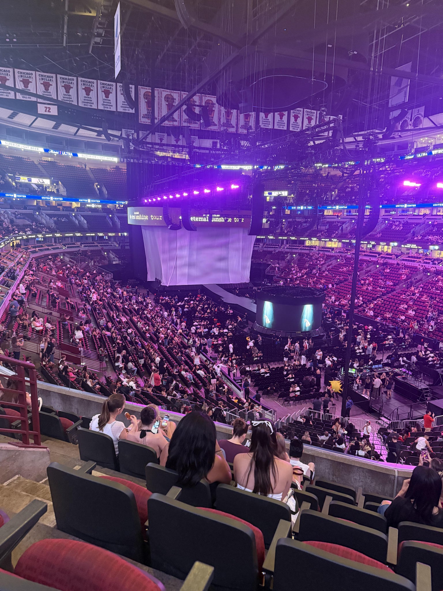 Real Fan View taken from Section 212 at United Center by Kimberly  W