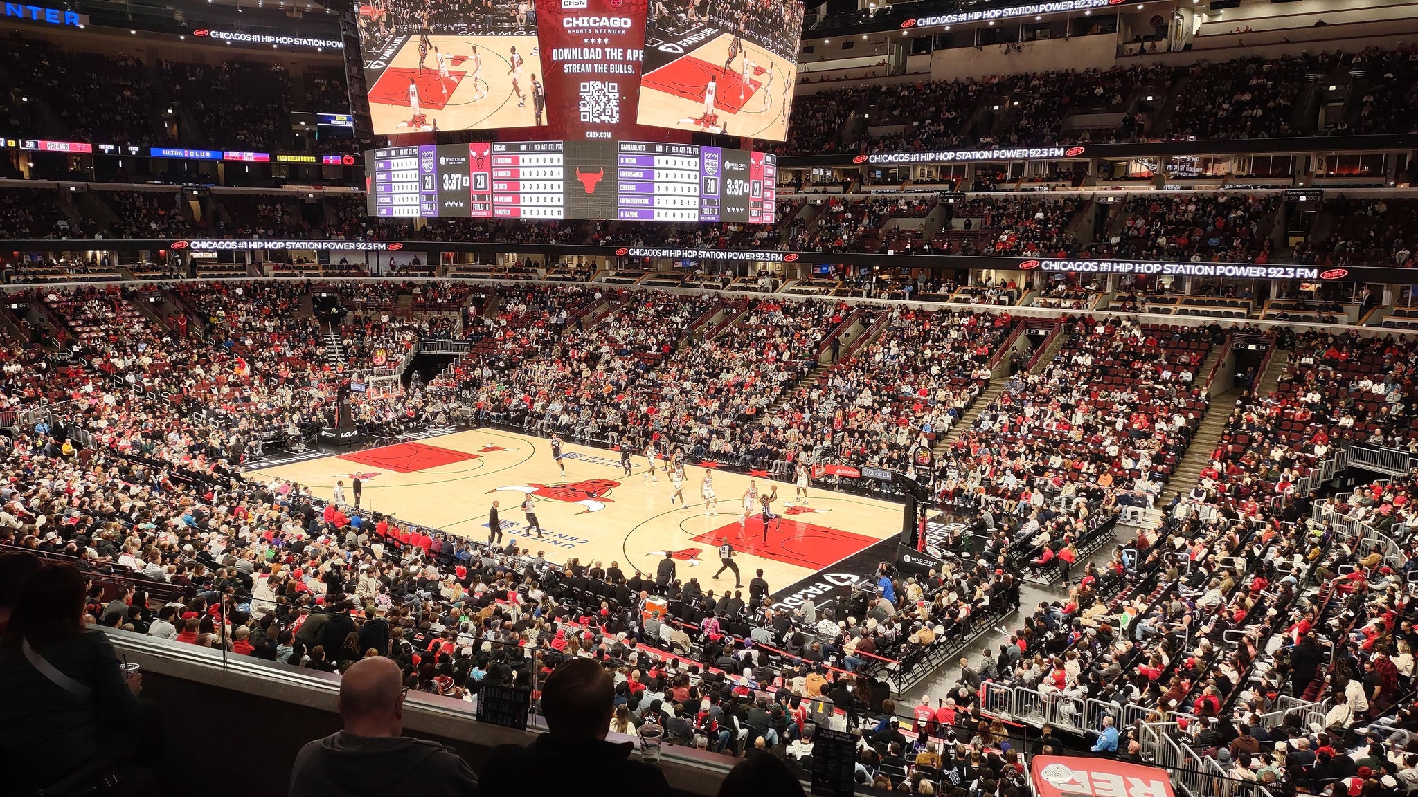 Real Fan View taken from Section 231 at United Center by Angela R