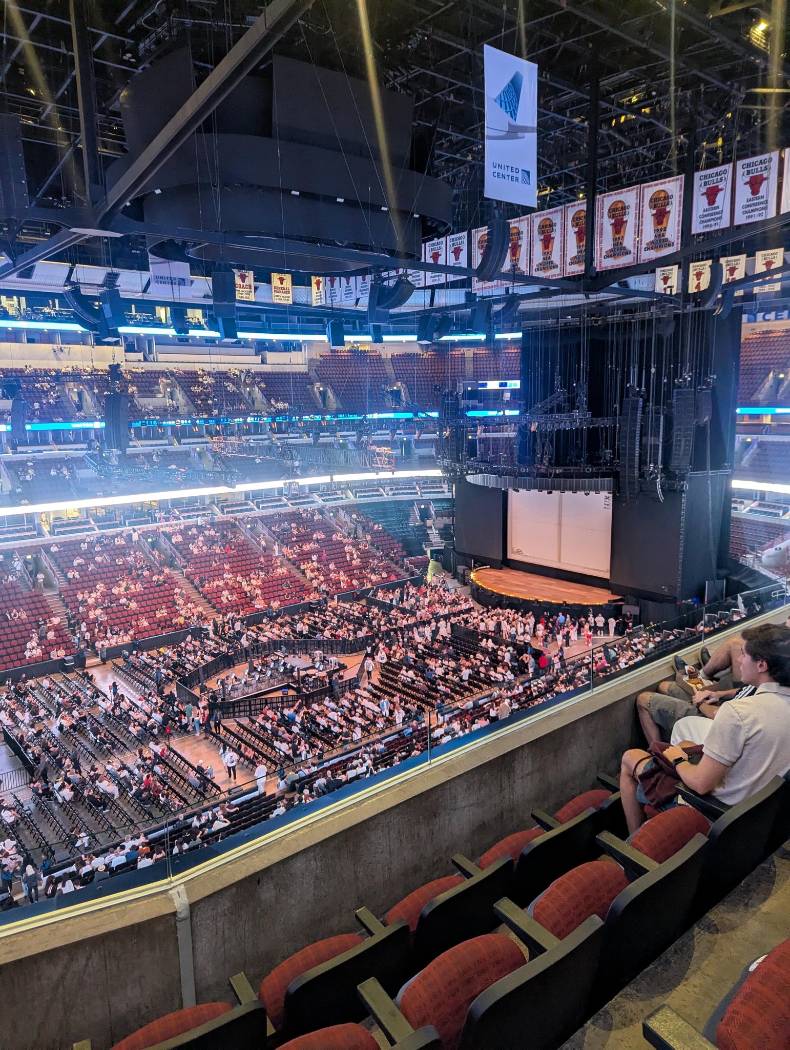 Real Fan View taken from Section 303 at United Center by Melissa A