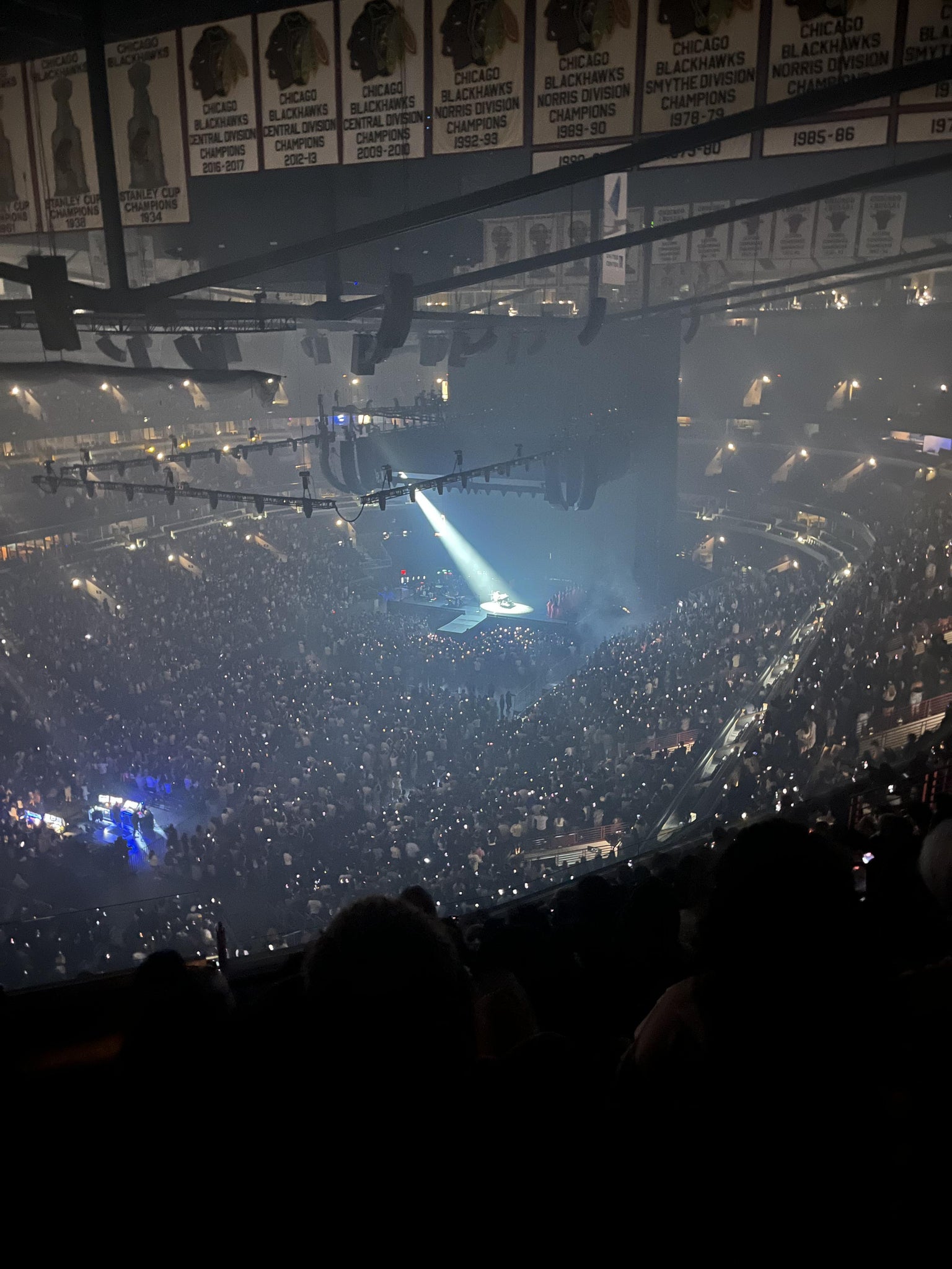 Real Fan View taken from Section 305 at United Center by Anonymous User