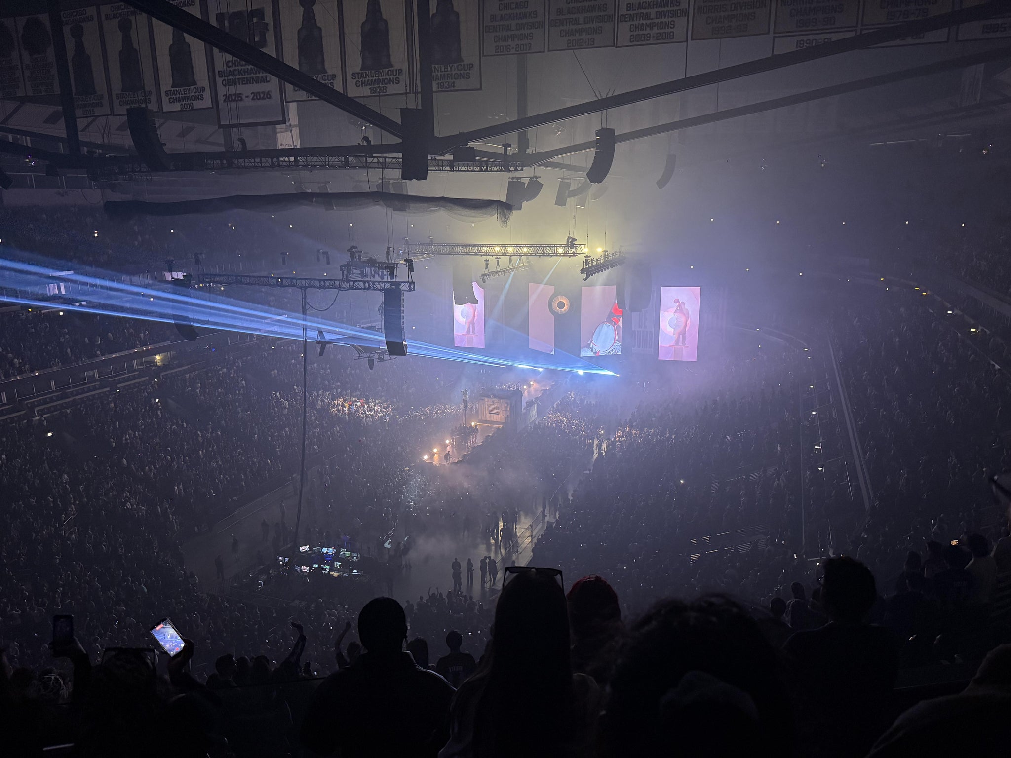 Real Fan View taken from Section 306 at United Center by Paloma M