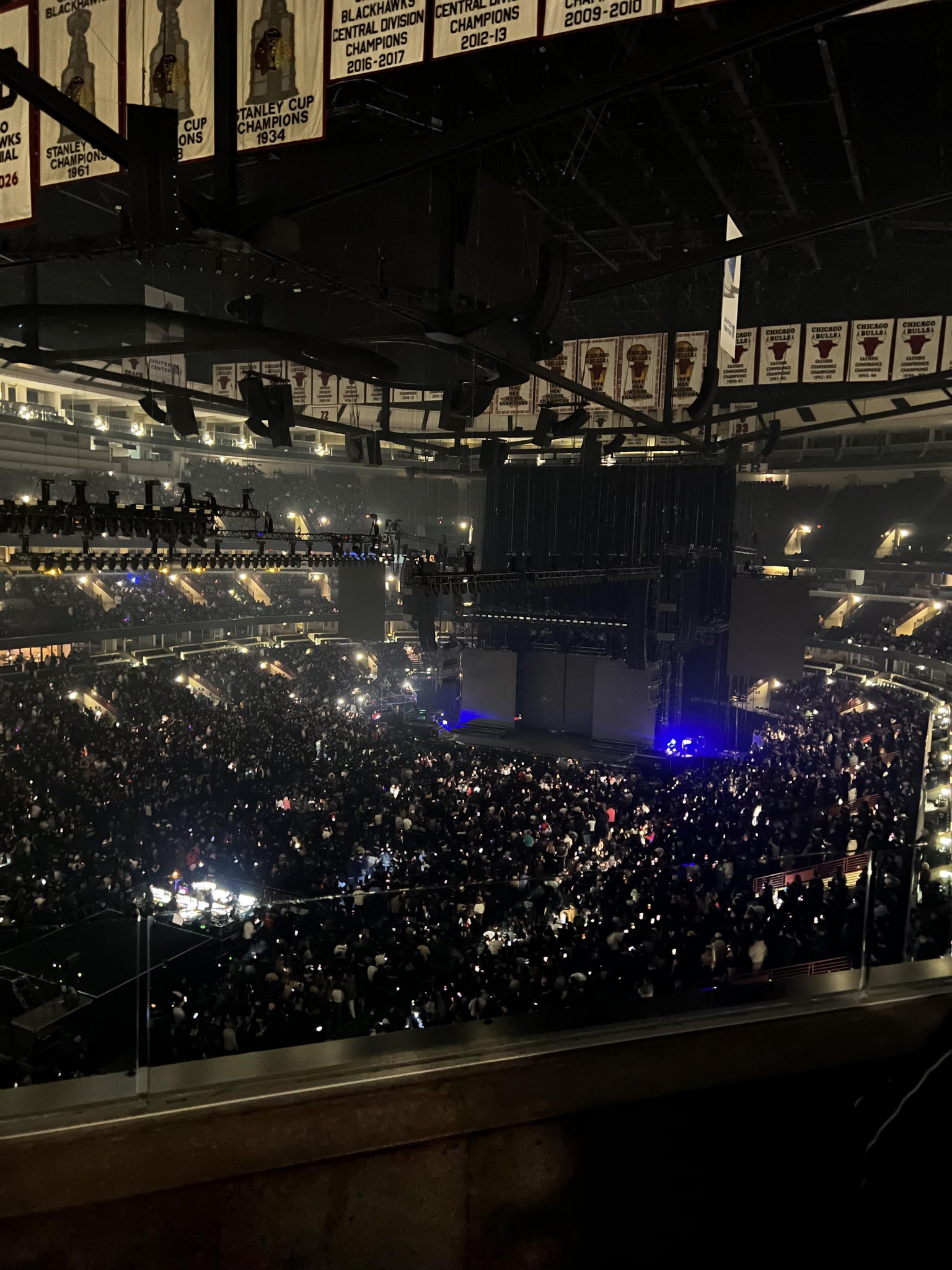 Real Fan View taken from Section 306 at United Center by Bethzy G