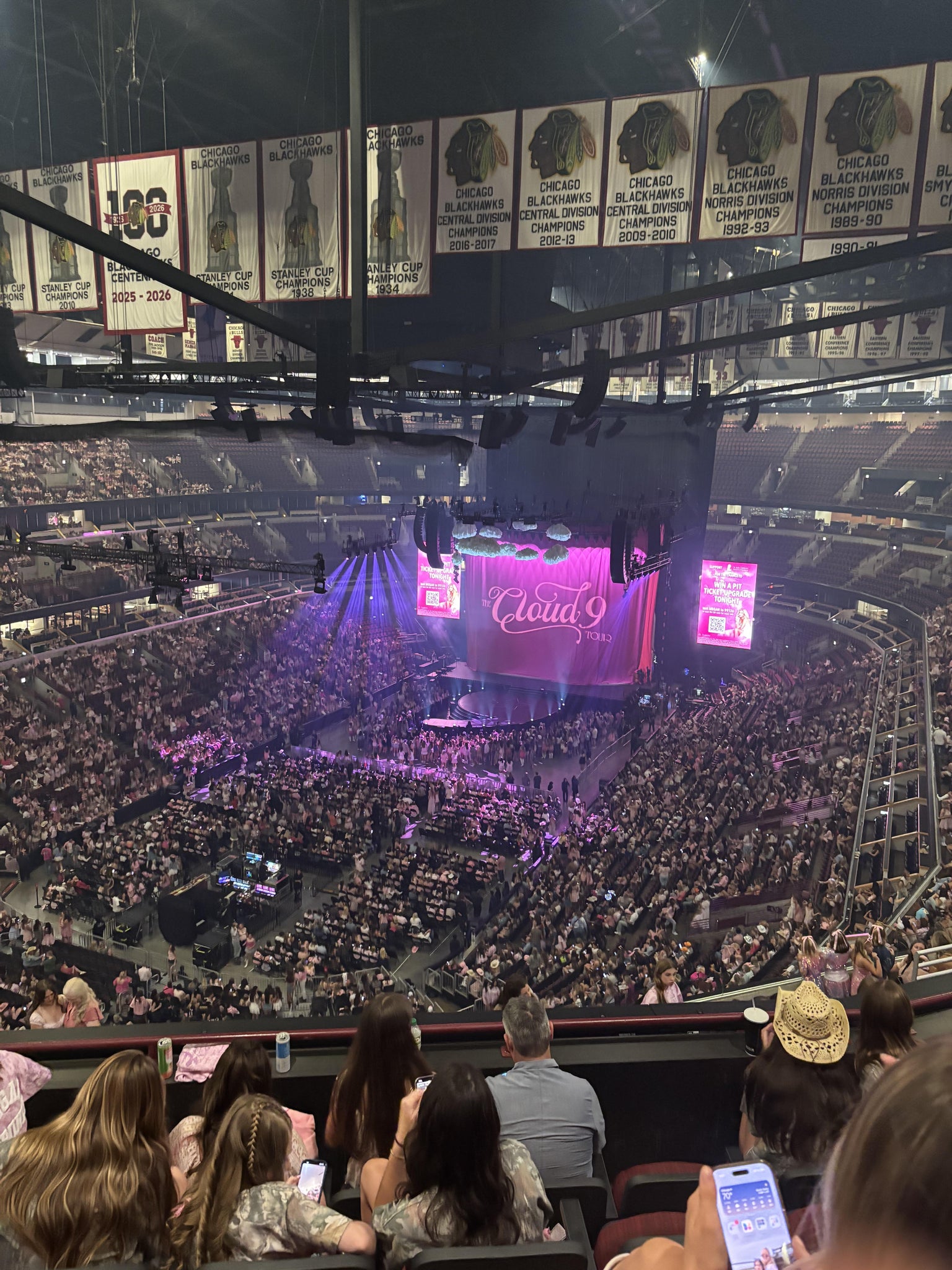 Real Fan View taken from Section 308 at United Center by Maria R