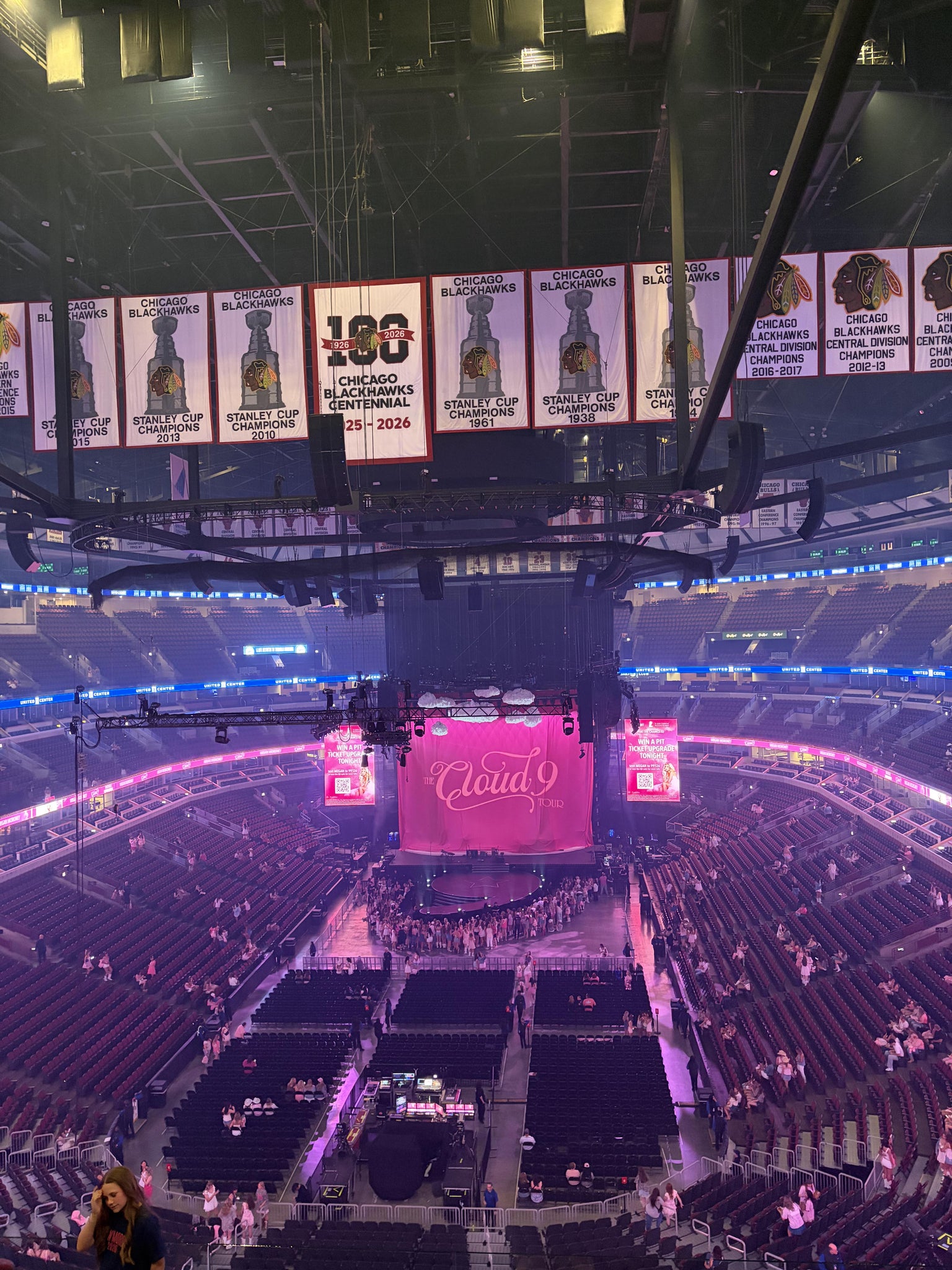 Real Fan View taken from Section 308 at United Center by Madison D