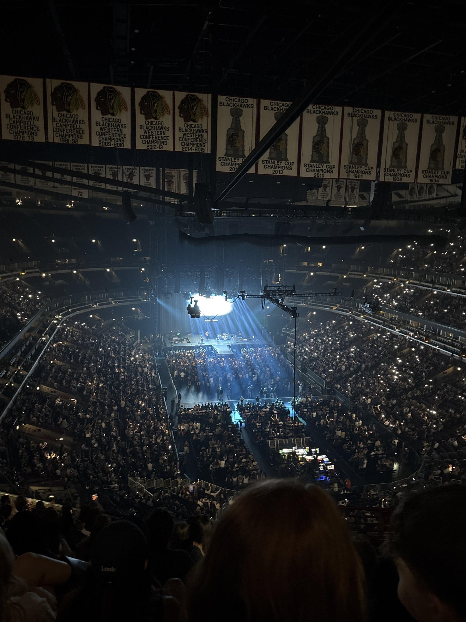 Real Fan View taken from Section 311 at United Center by Sabrina R