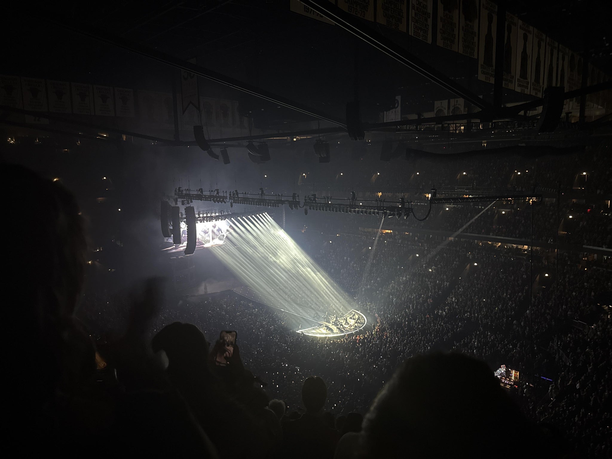 Real Fan View taken from Section 314 at United Center by Evgeny G