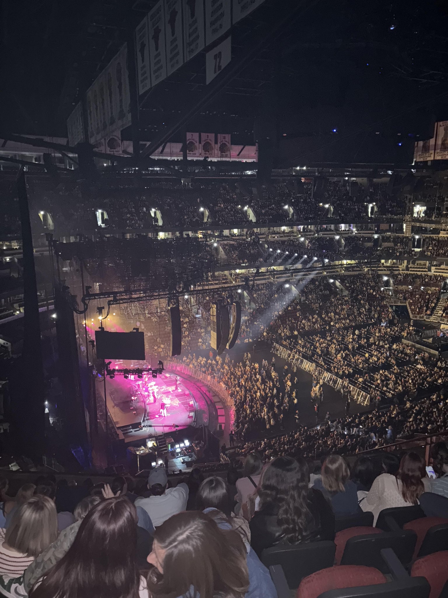 Real Fan View taken from Section 321 at United Center by Geniah S