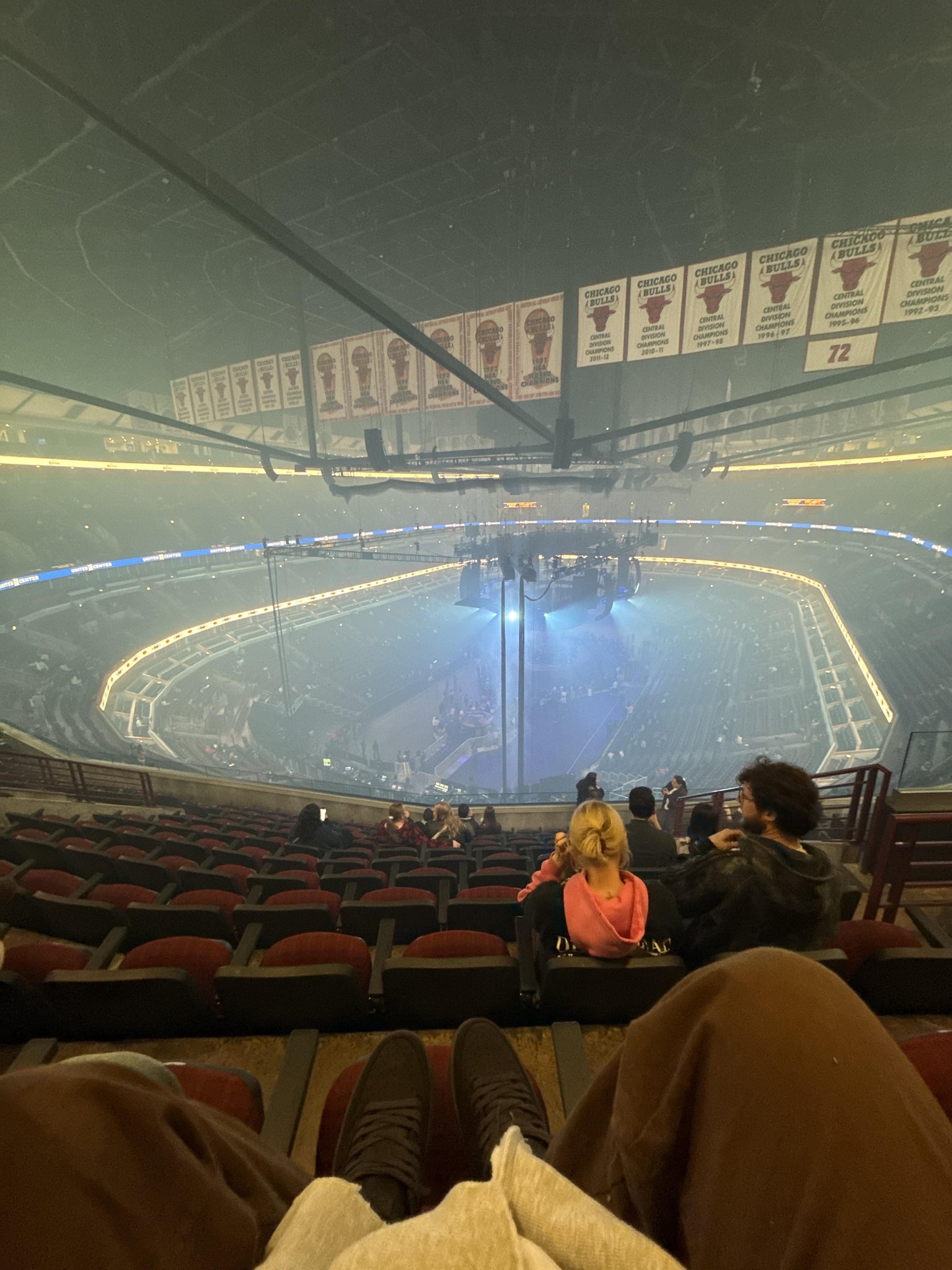 Real Fan View taken from Section 324 at United Center by Tye B