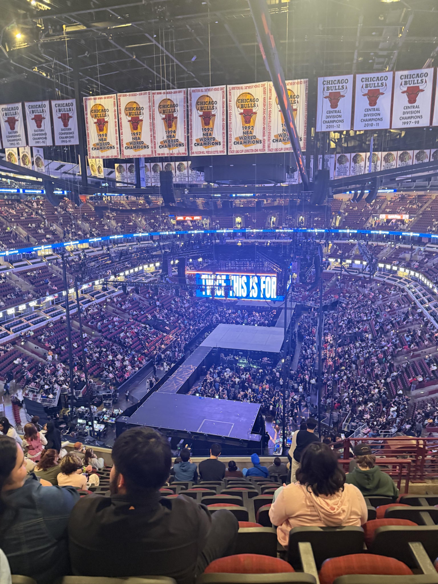 Real Fan View taken from Section 325 at United Center by Kenzie P