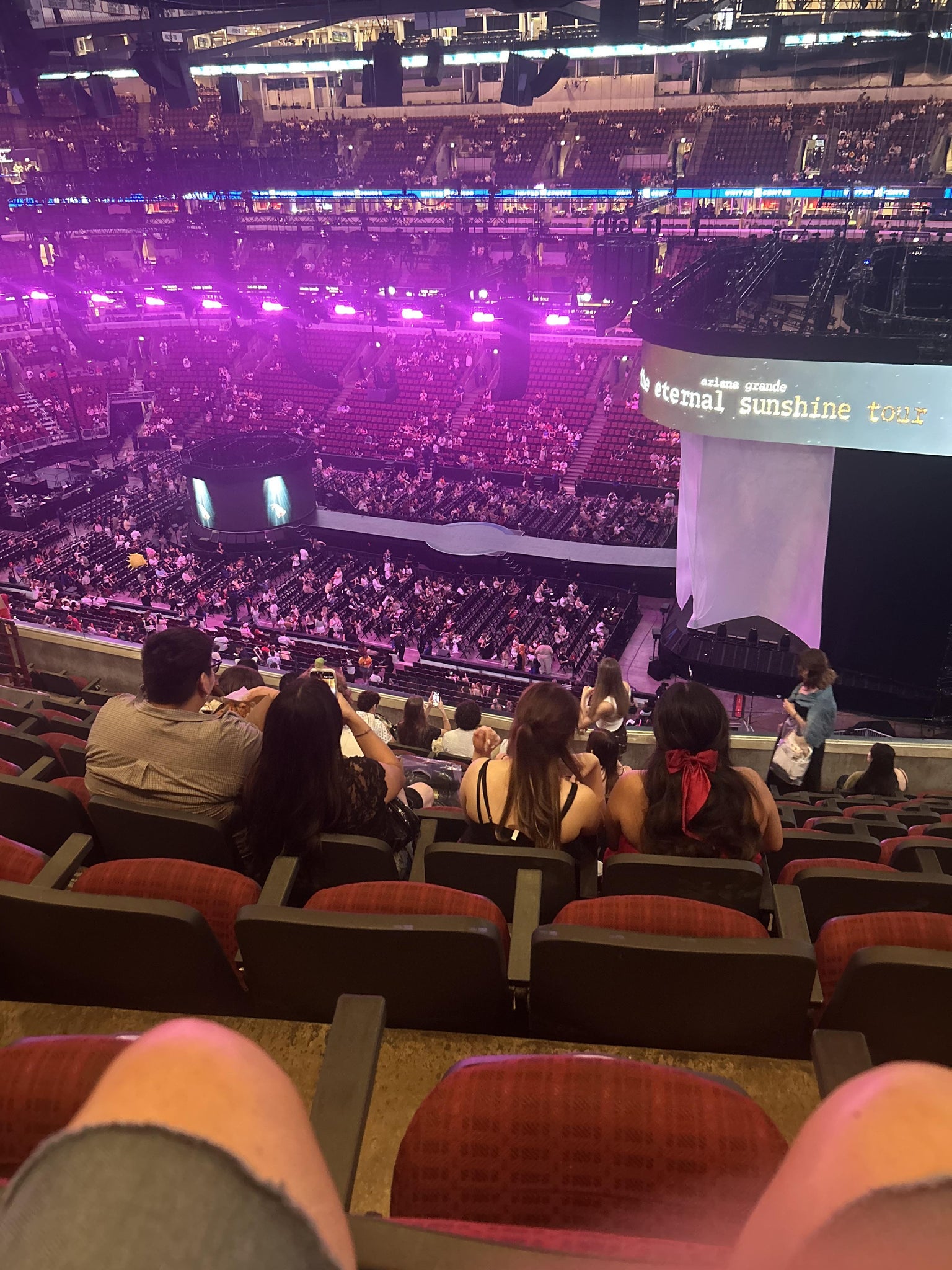 Real Fan View taken from Section 332 at United Center by Melanie D