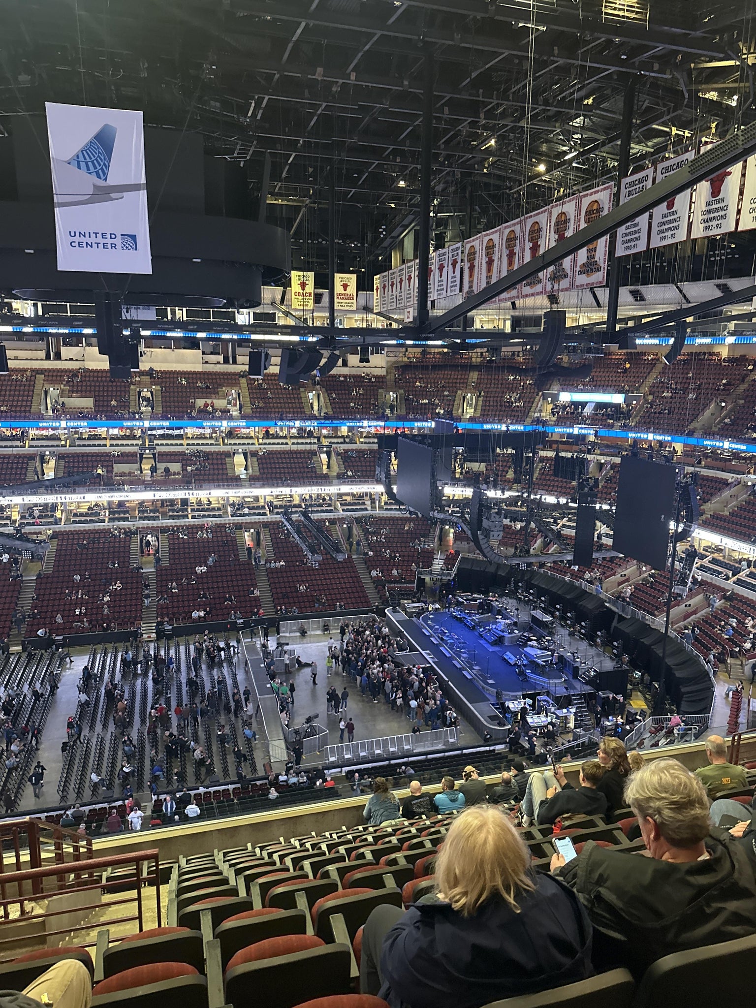 Real Fan View taken from Section 334 at United Center by Anonymous User