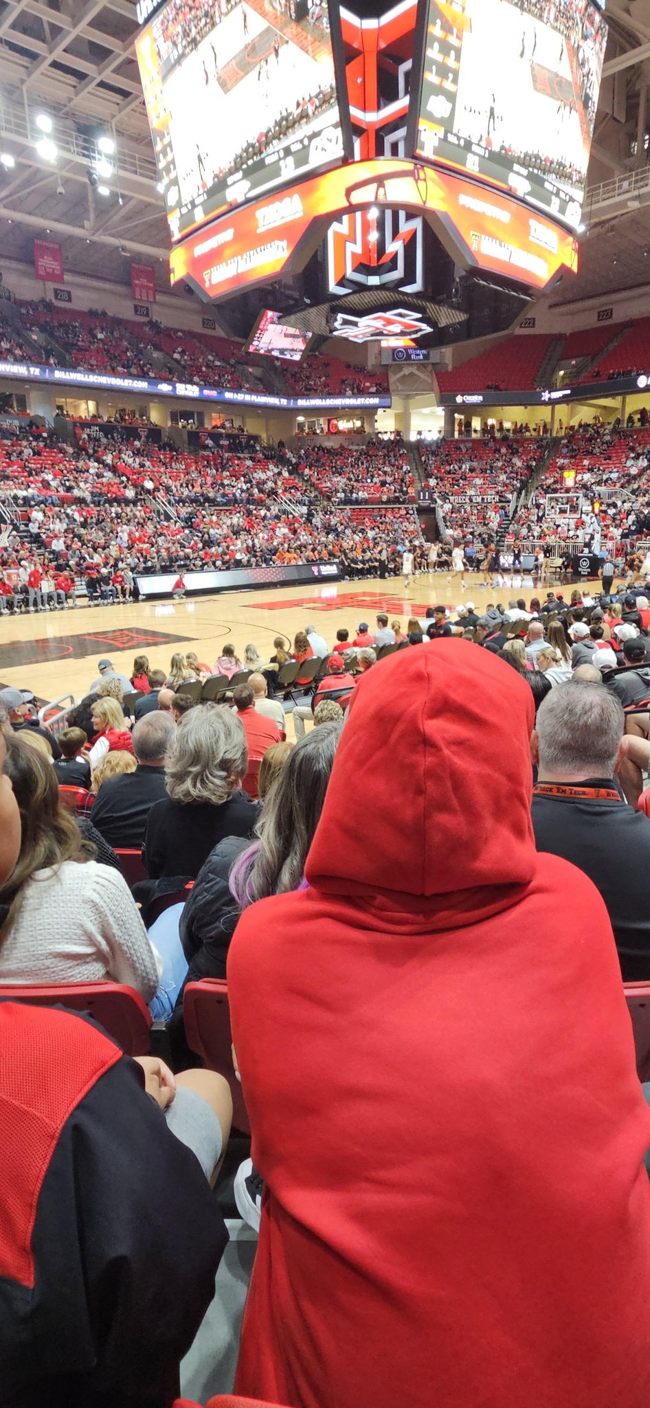 Real Fan View taken from Section 103 at United Supermarkets Arena by Juan V