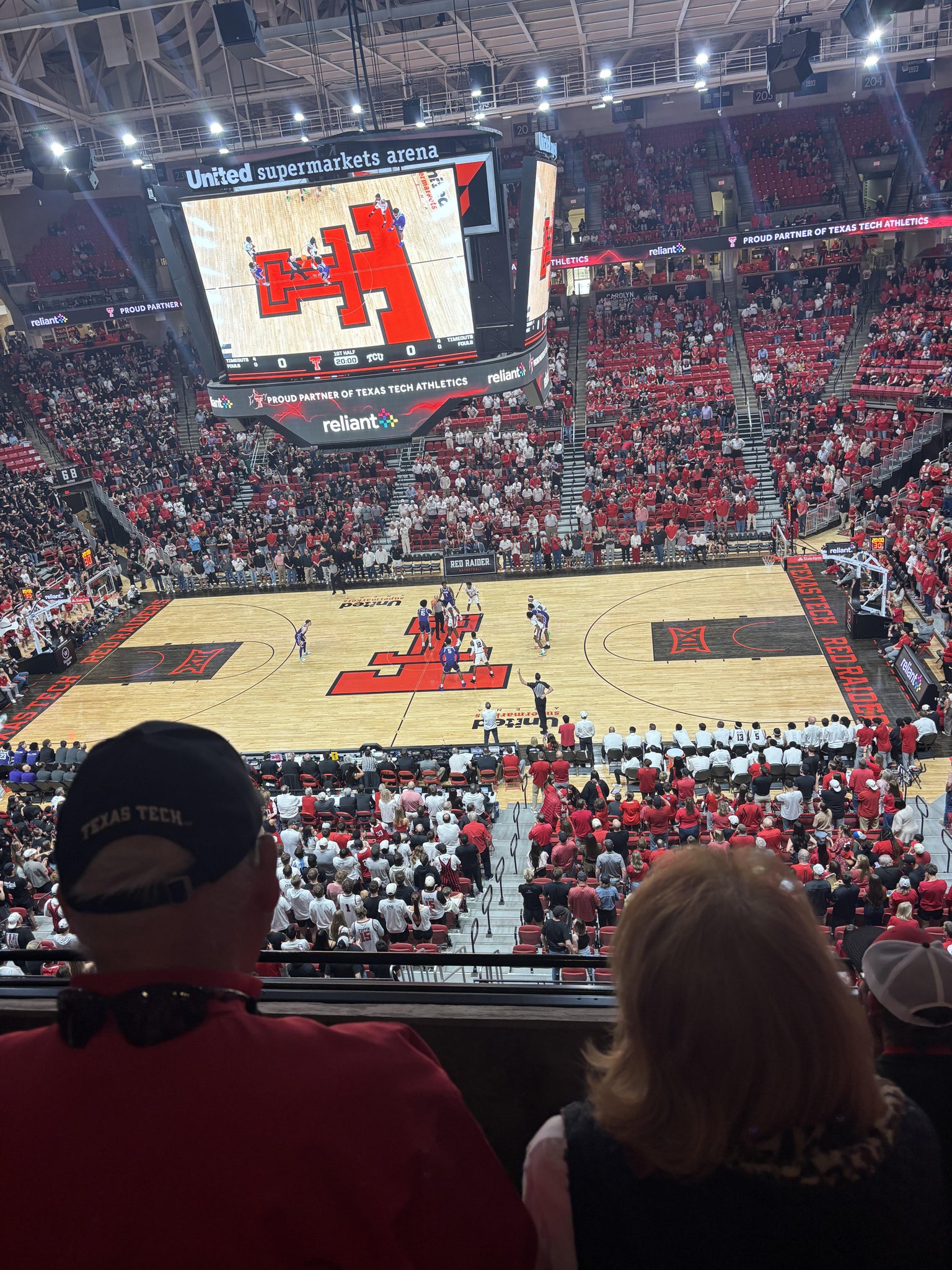 Real Fan View taken from Section 216 at United Supermarkets Arena by Heather O