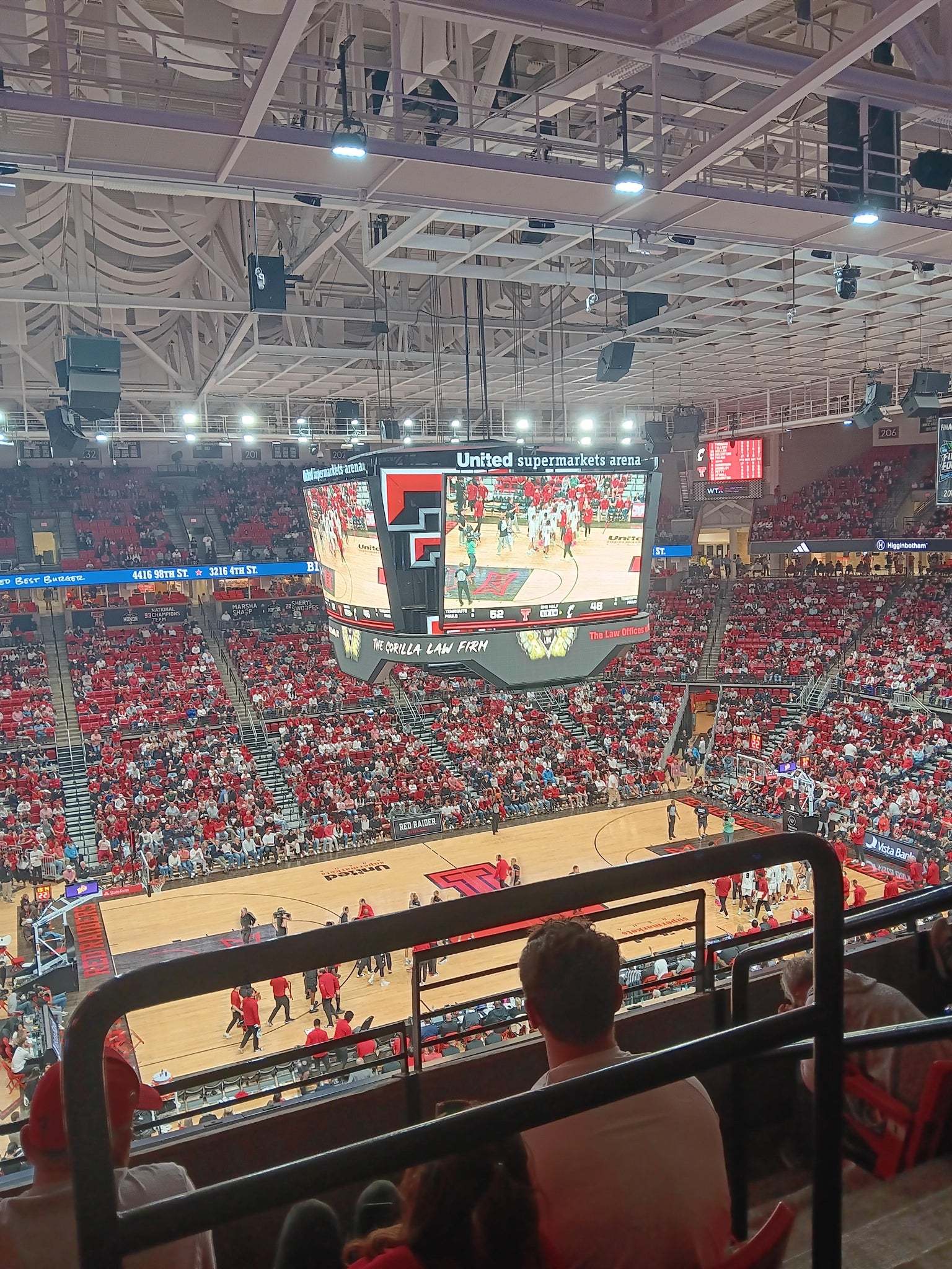 Real Fan View taken from Section 219 at United Supermarkets Arena by Mary S