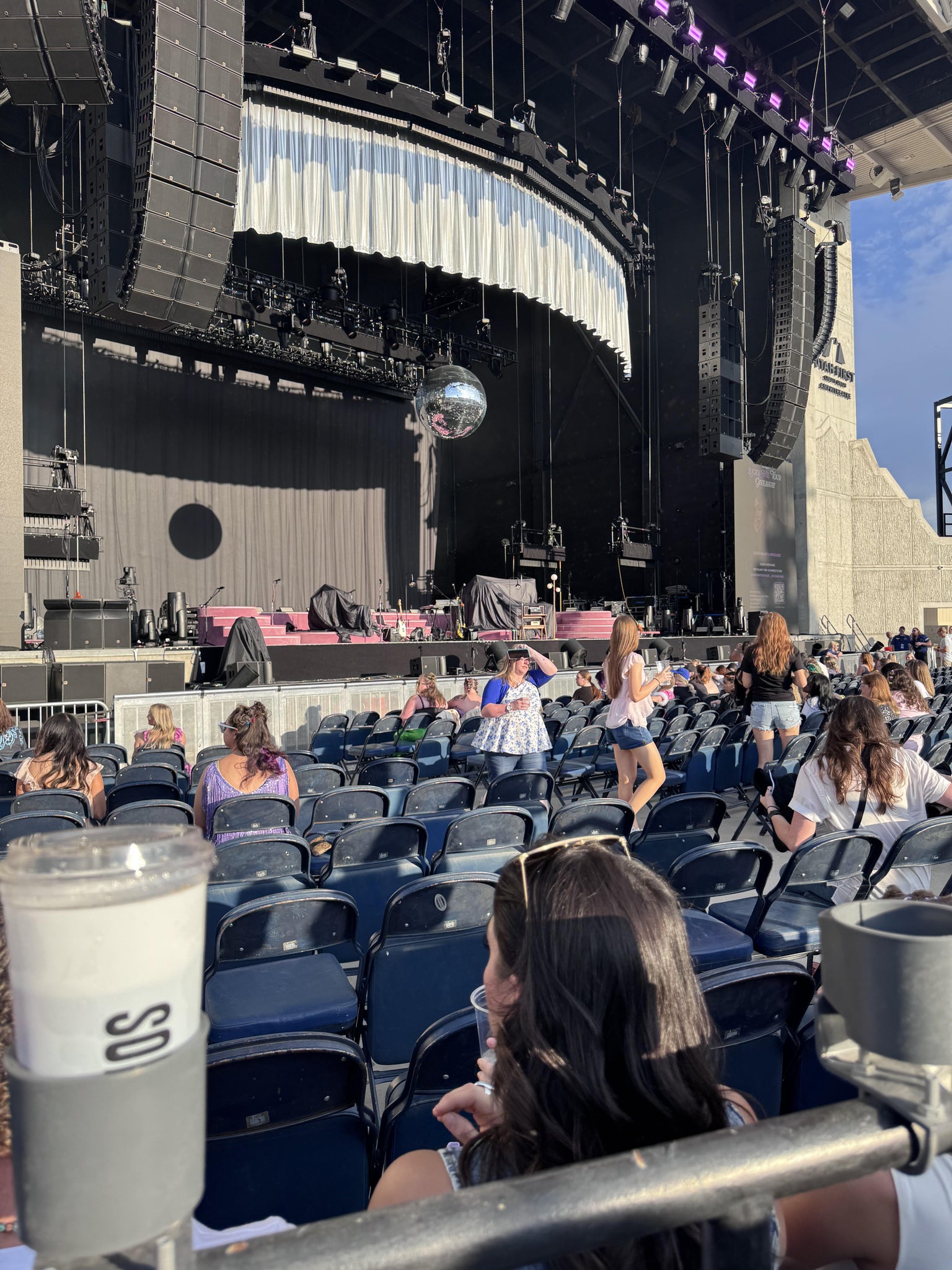 Real Fan View taken from Section 203 at Utah First Credit Union Amphitheatre by Myranda C