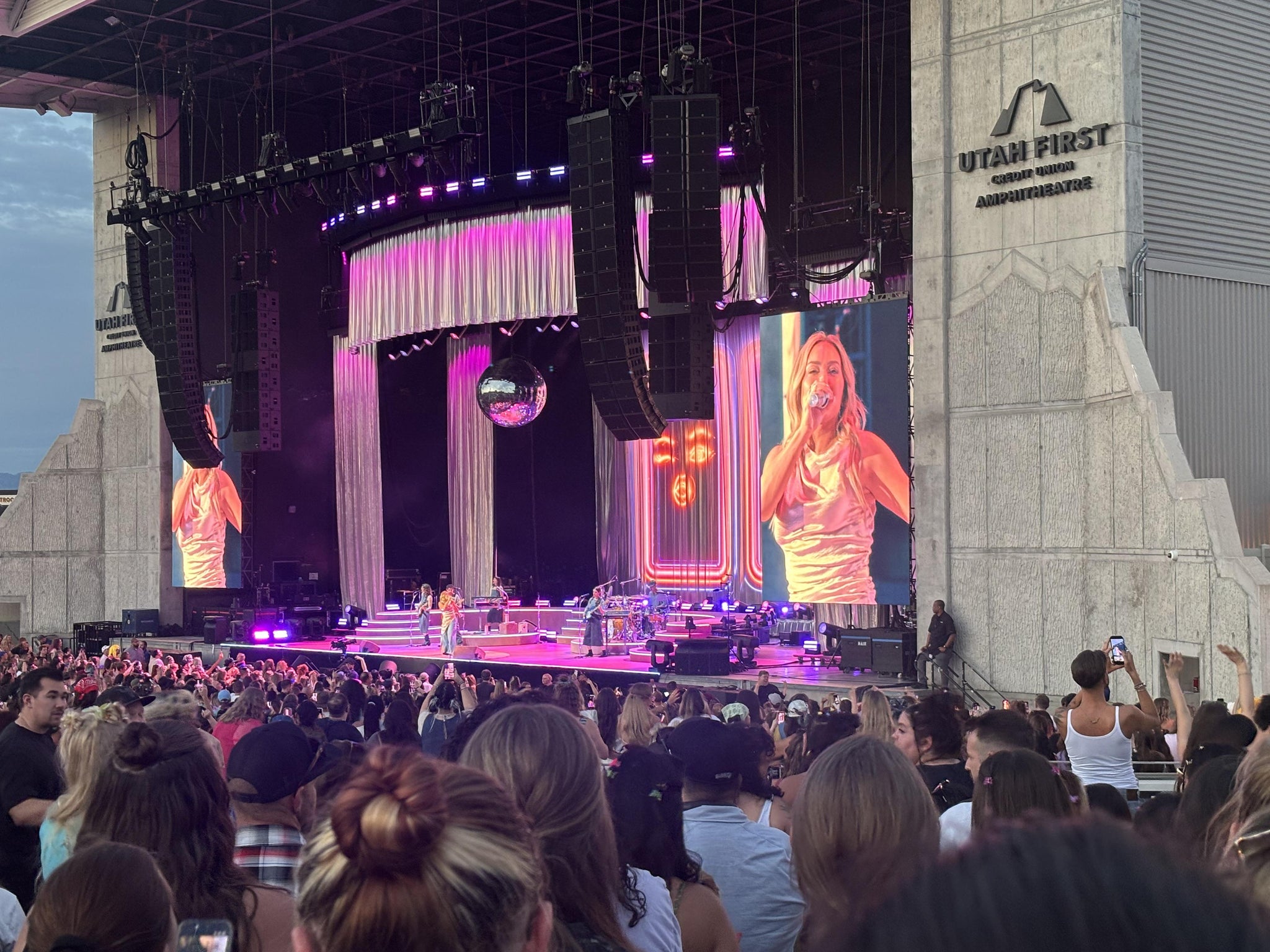 Real Fan View taken from Section 301 at Utah First Credit Union Amphitheatre by Colton P
