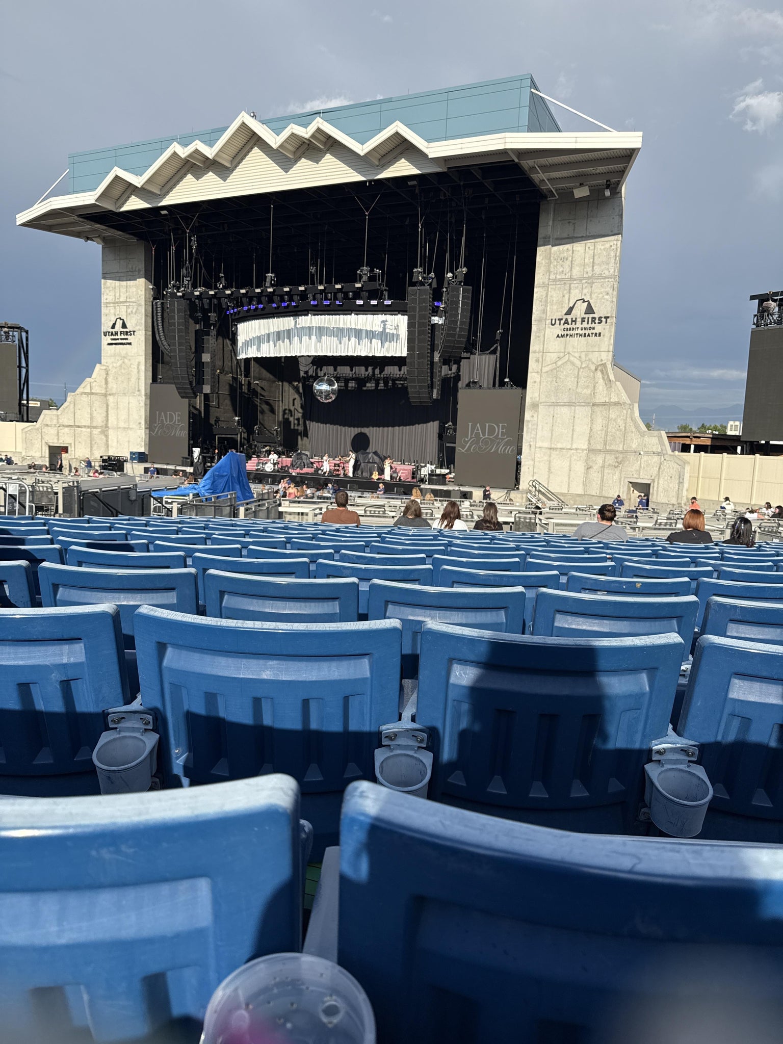 Real Fan View taken from Section 302 at Utah First Credit Union Amphitheatre by Scott R