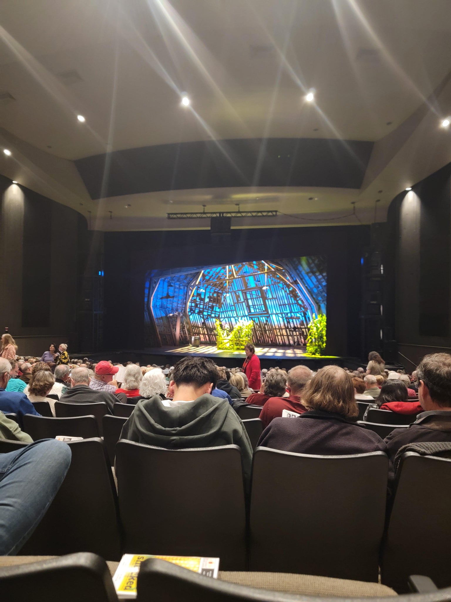 Real Fan View taken from Orchestra 2 at VBC Mark C Smith Concert Hall by Christine H