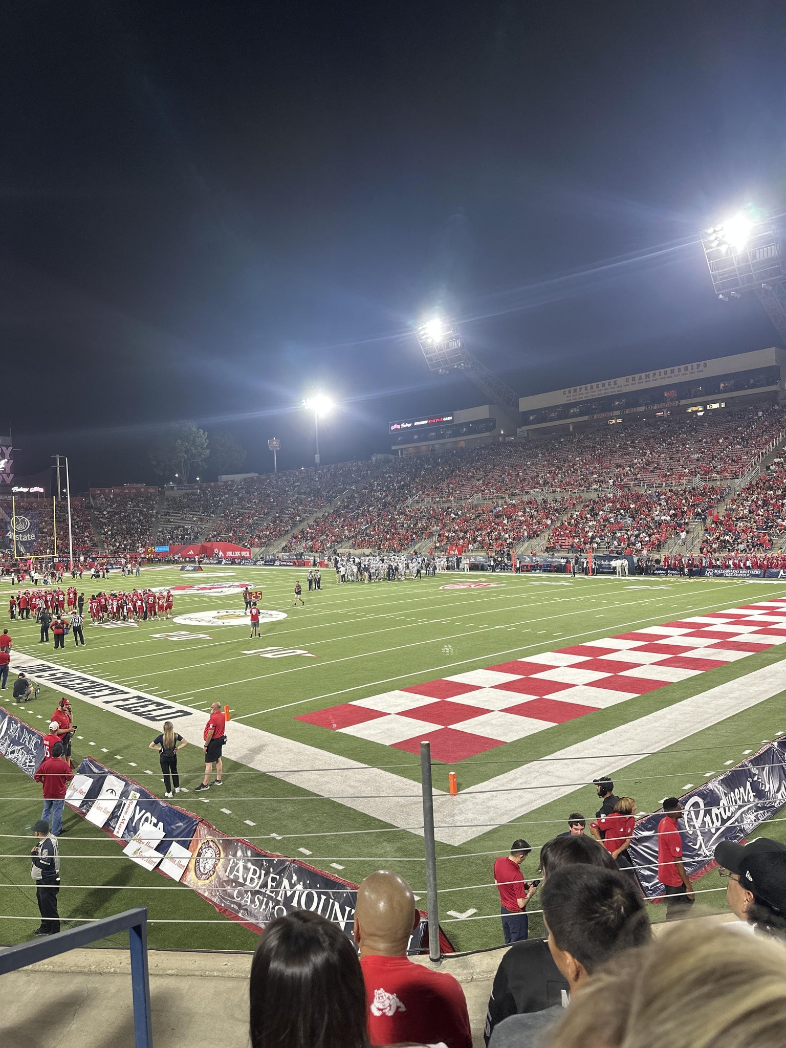 Real Fan View taken from Section 4 at Valley Children's Stadium by Joseph E