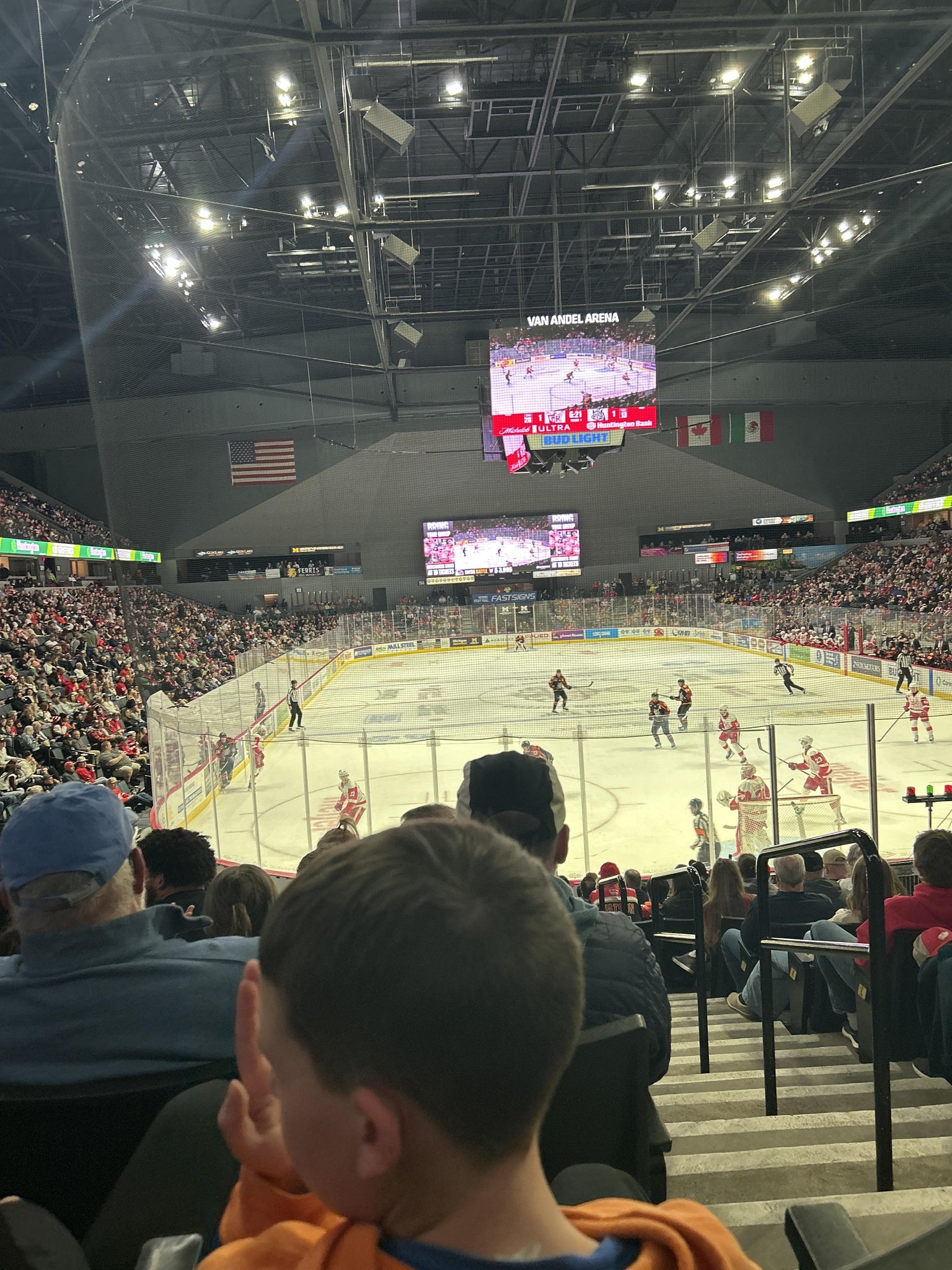 Real Fan View taken from Section 102 at Van Andel Arena by Danny D