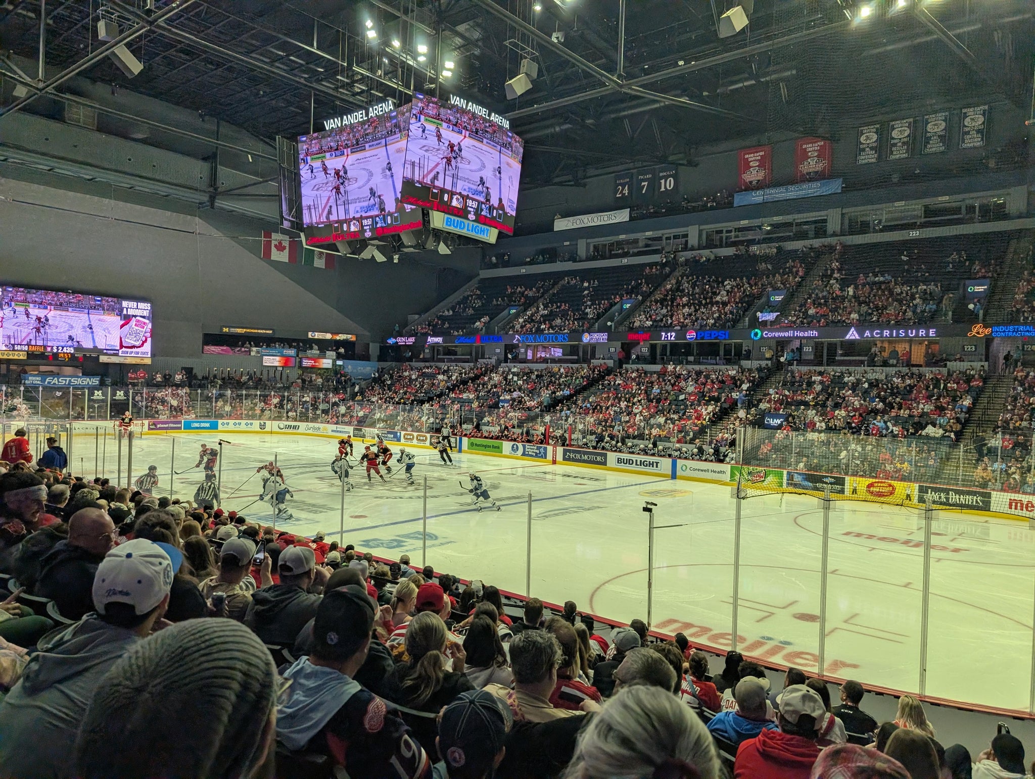 Real Fan View taken from Section 106 at Van Andel Arena by Benjamin B