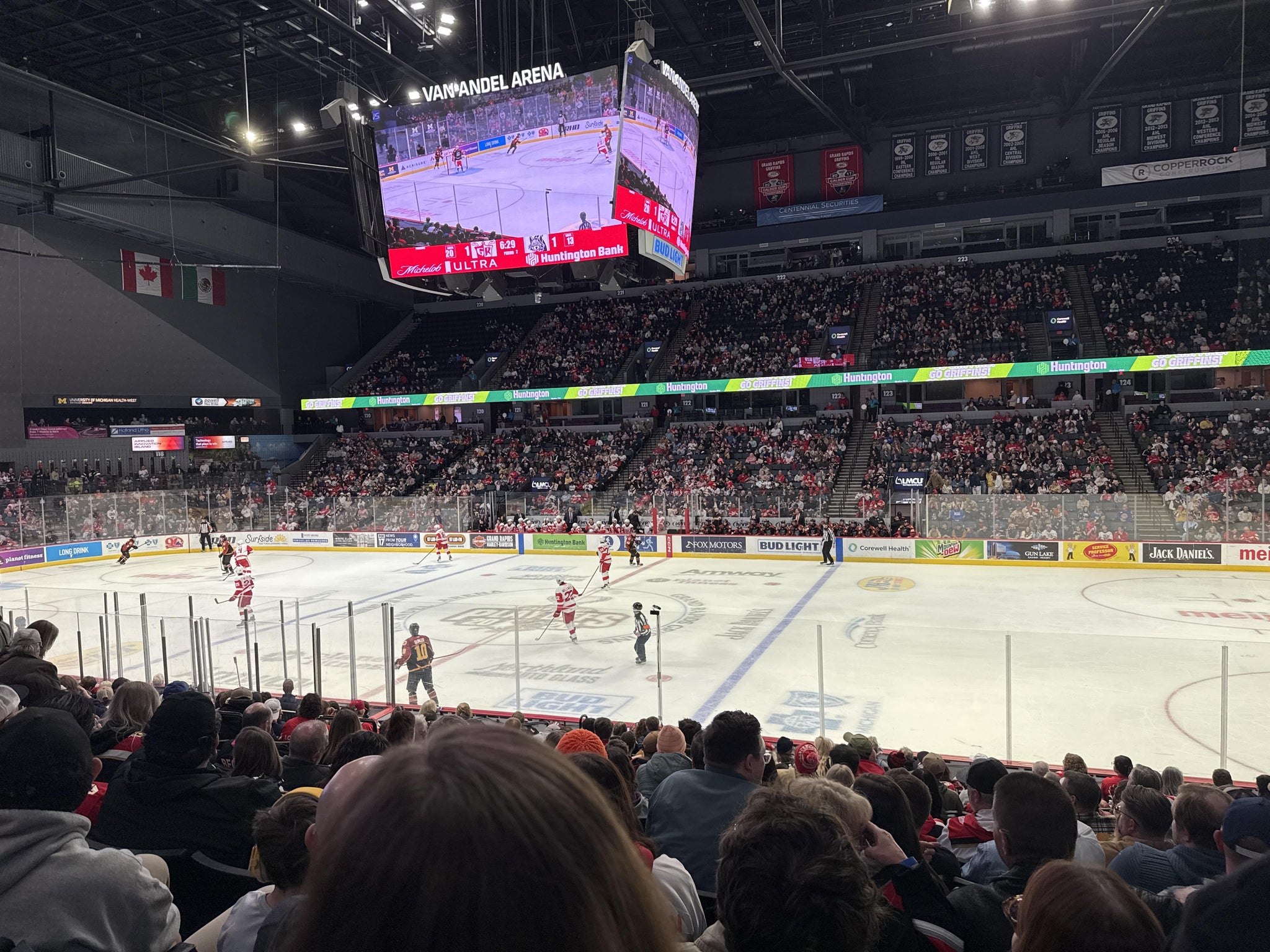 Real Fan View taken from Section 107 at Van Andel Arena by Gabe D