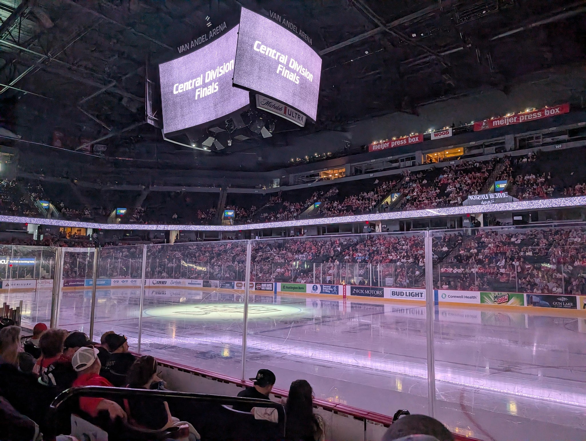 Real Fan View taken from Section 120 at Van Andel Arena by Benjamin B
