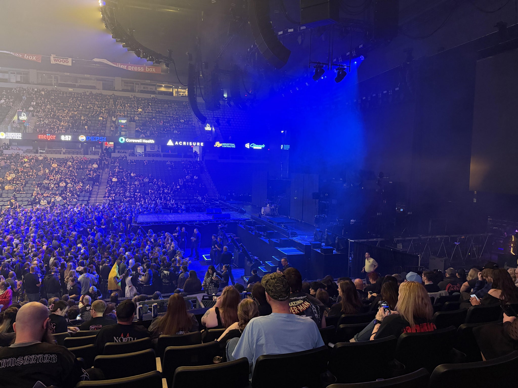 Real Fan View taken from Section 121 at Van Andel Arena by Alia R