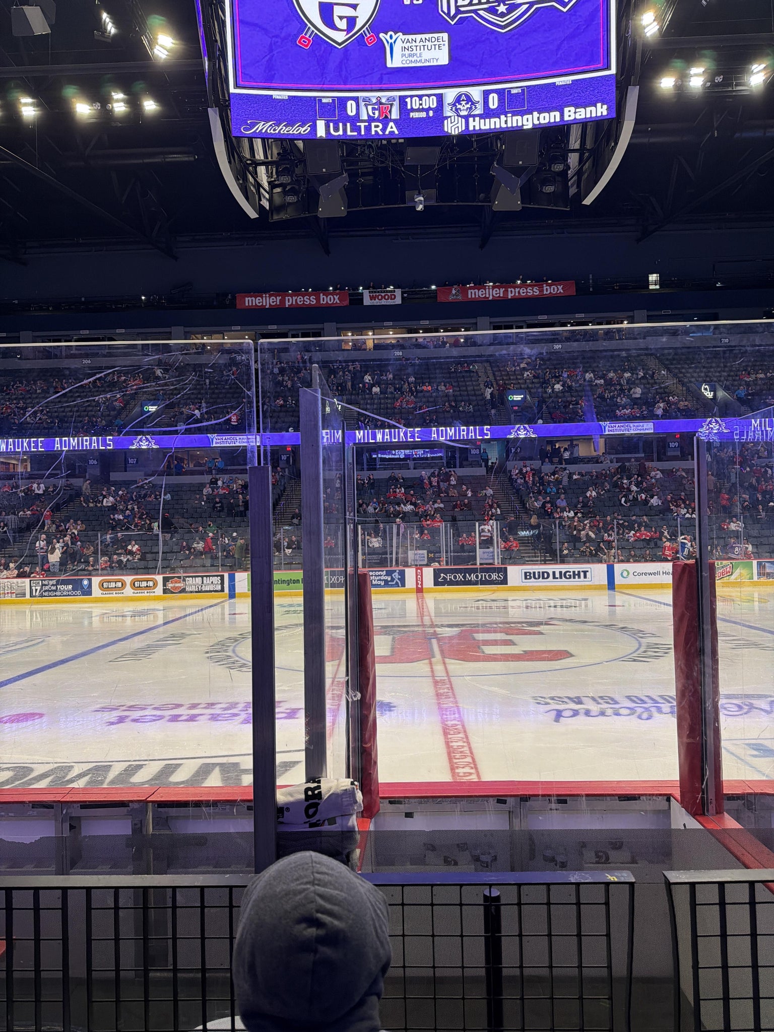 Real Fan View taken from Section 122 at Van Andel Arena by Alisha C