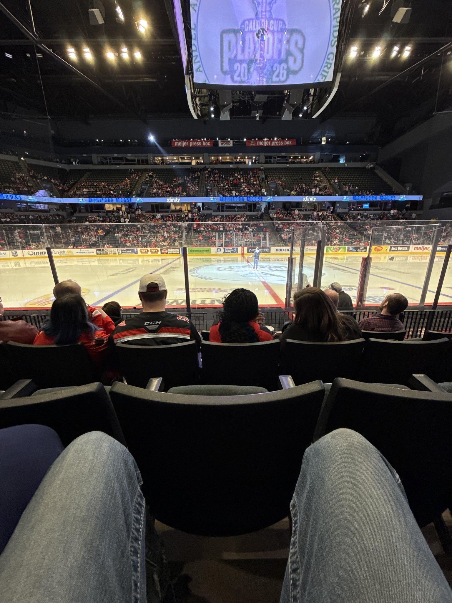 Real Fan View taken from Section 122 at Van Andel Arena by Andrew L