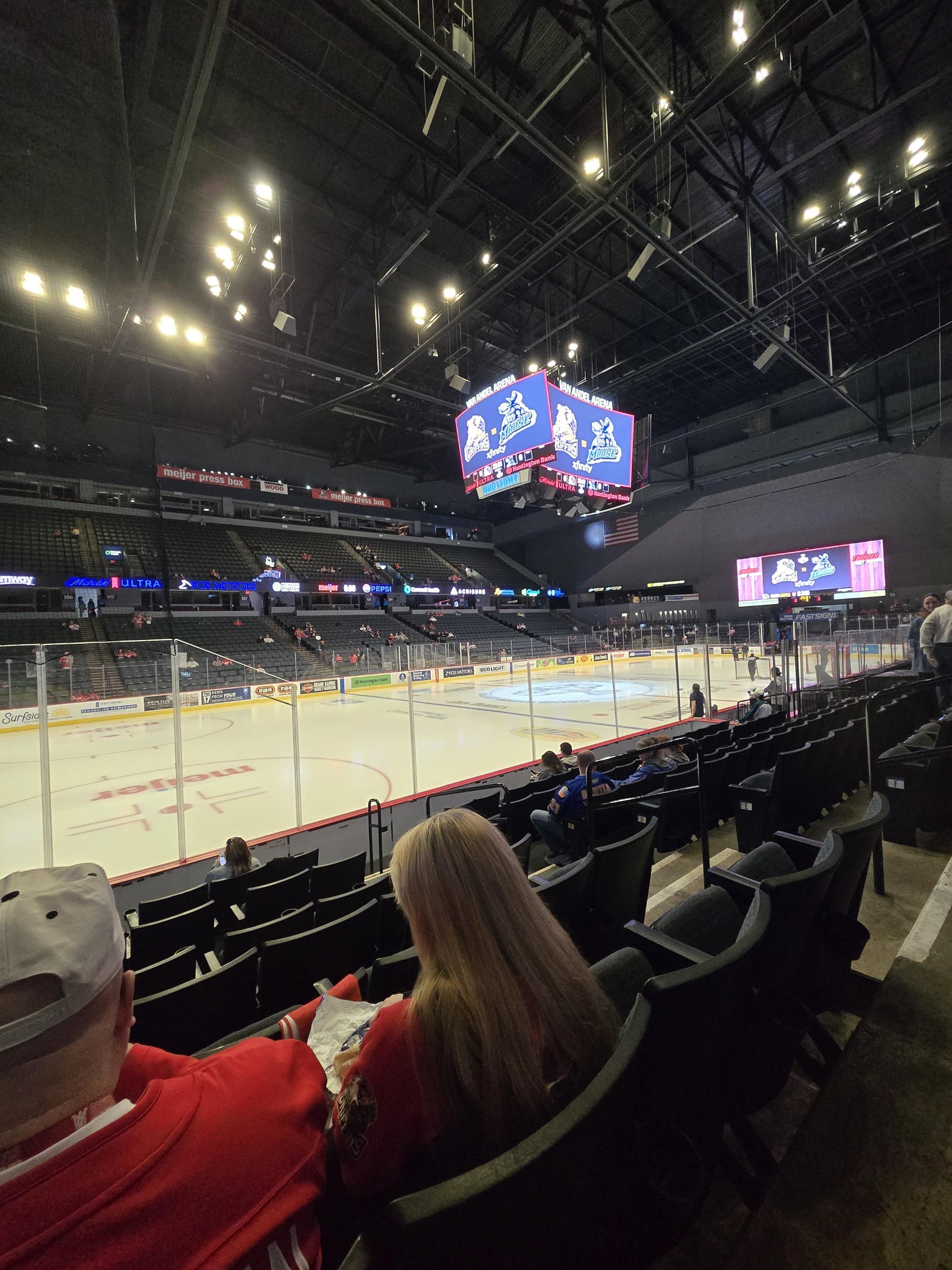 Real Fan View taken from Section 124 at Van Andel Arena by Micah K